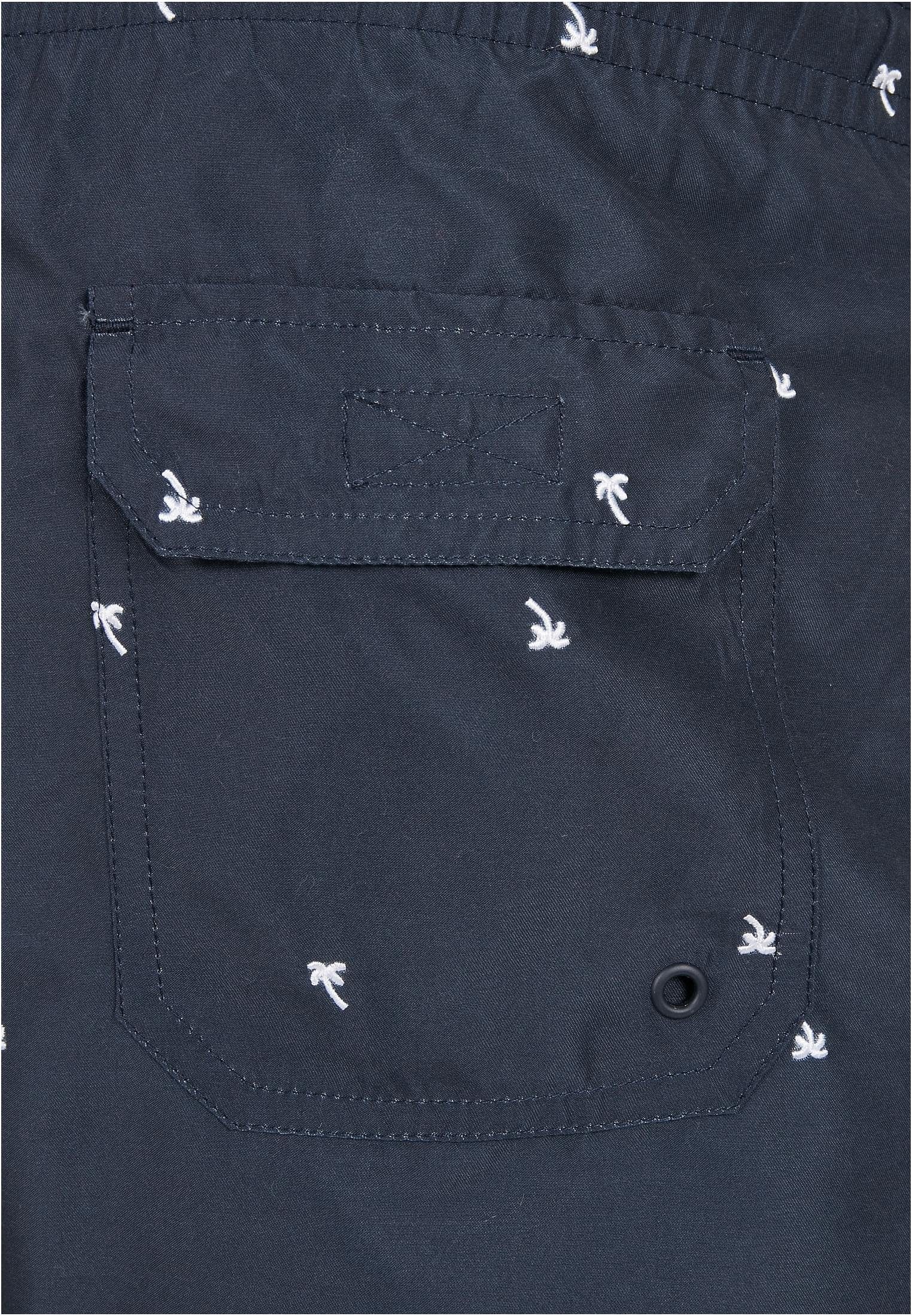 CLASSICS Embroidery Herren Swim Shorts Badeshorts URBAN palmtree/midnighnavy/white