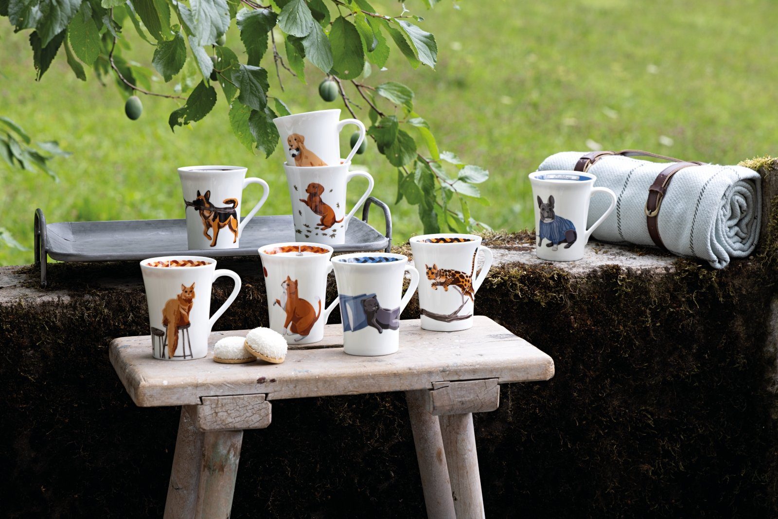Hutschenreuther Becher My Mug Katze - Bengal Becher mit Henkel 0,4 l, Bone China, Tassen