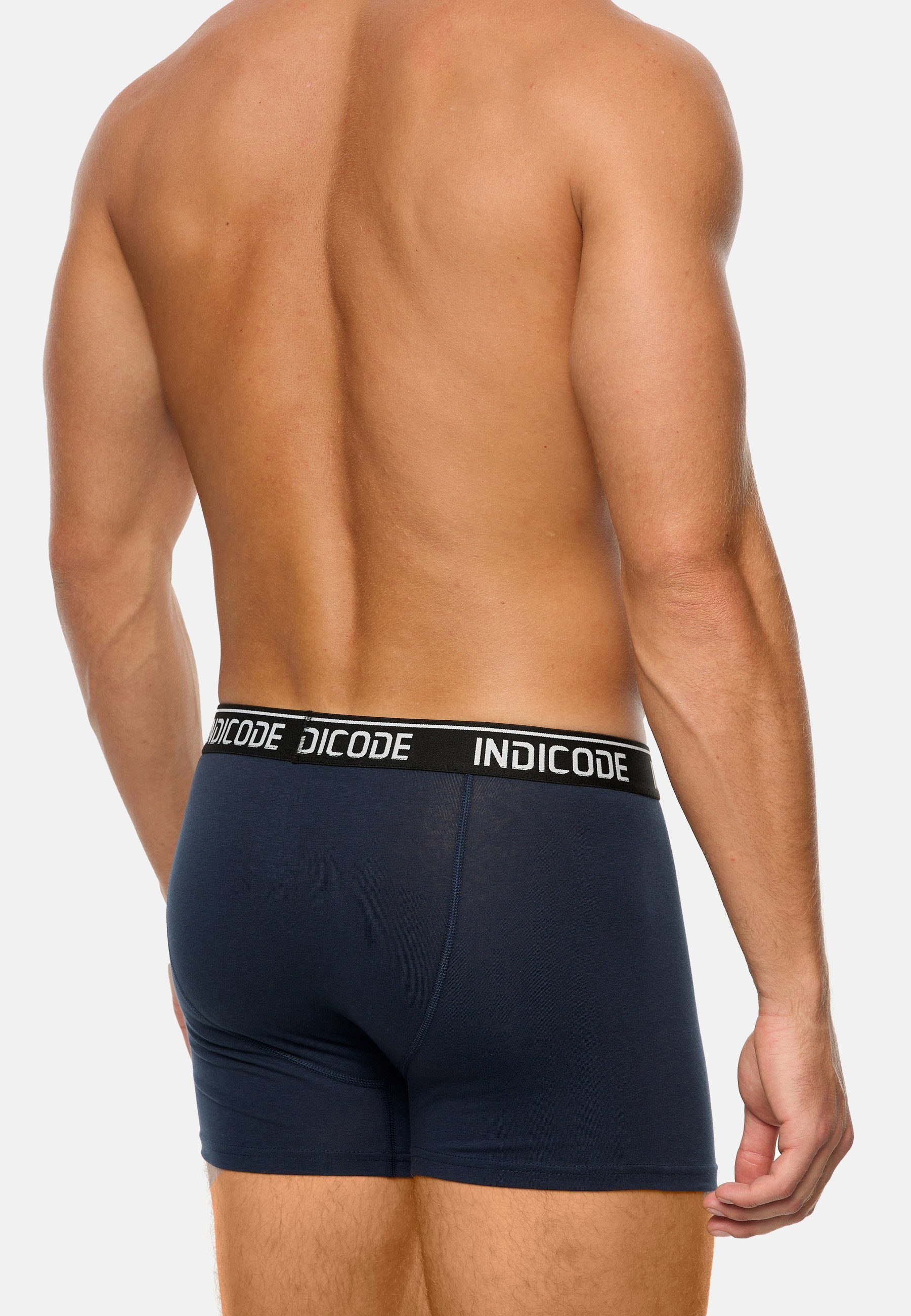 Indicode Boxershorts Herren INMilano Boxer Shorts Herrenshorts (Boxershorts) 6er Pack