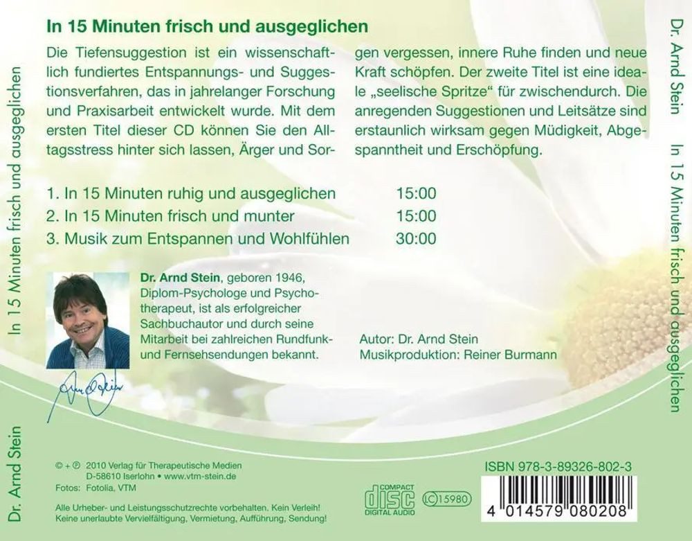 Hörspiel in 15 Minuten frisch und ausgeglichen