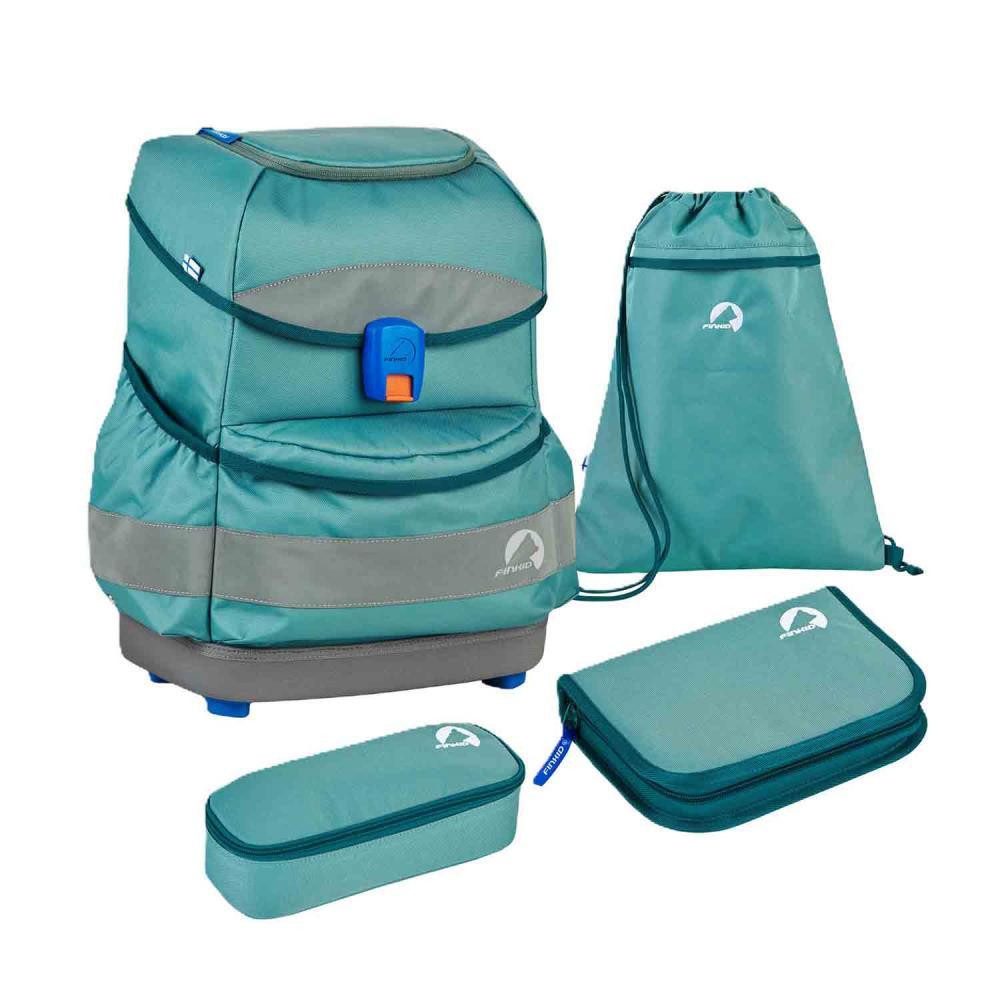 Finkid Schulranzen Buddy Classic (4tlg., inkl. Sportbeutel, Schlamperrolle, Federmäppchen)