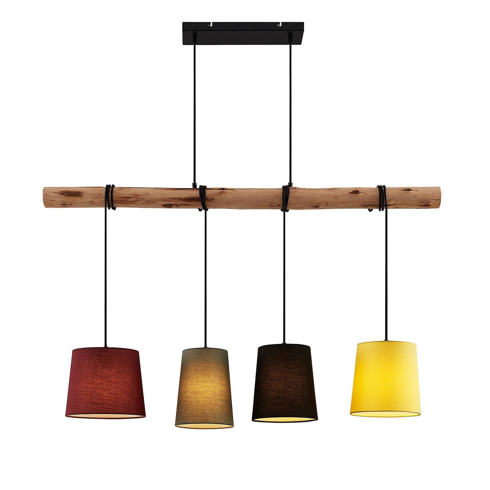 Lindby Moskau, Holz IP20, 4 x 60 W