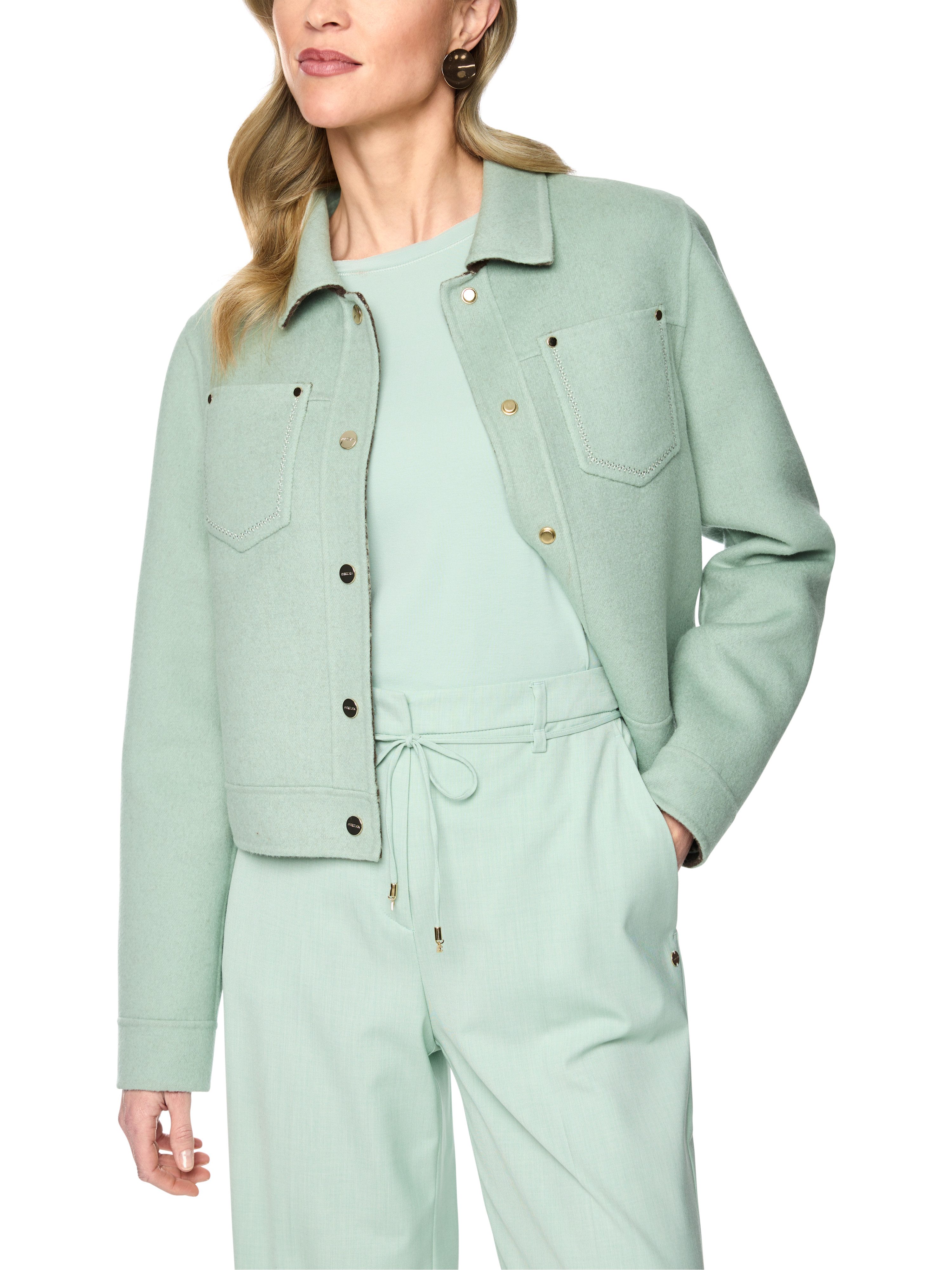 Marc Cain Wendejacke Fading Flowers Premium Damenmode