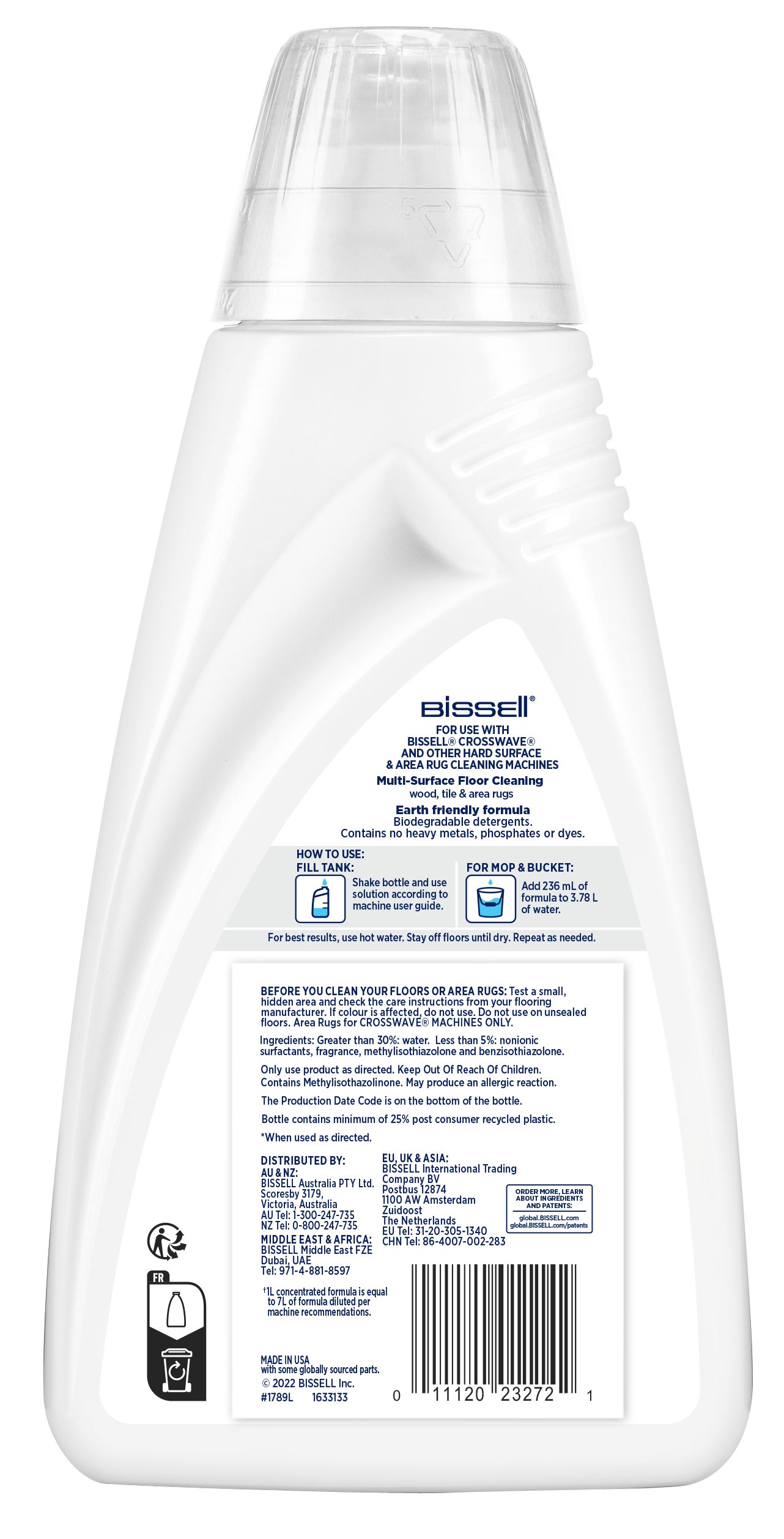 Bissell Multi Surface 1L-1789L Fussbodenreiniger (1-St)