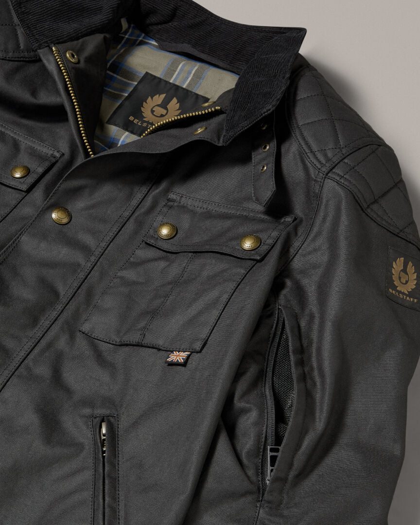 Belstaff Motorradjacke Brooklands Motorrad Wachsjacke wasserdicht