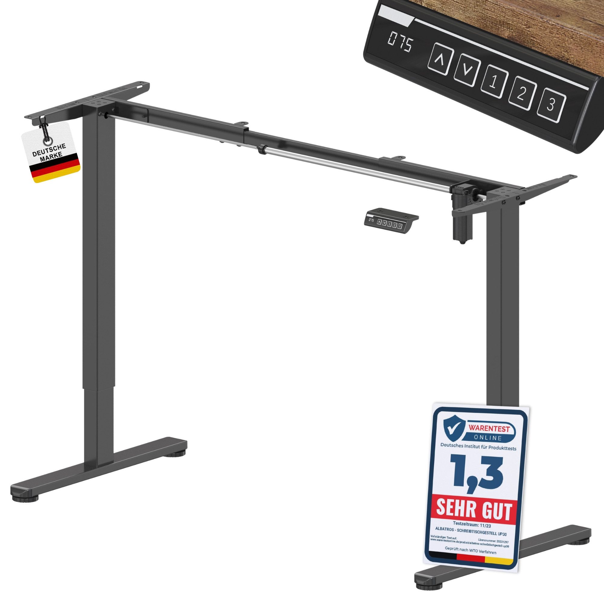 Albatros International Schreibtisch Albatros elektrisch höhenverstellbares günstig online kaufen