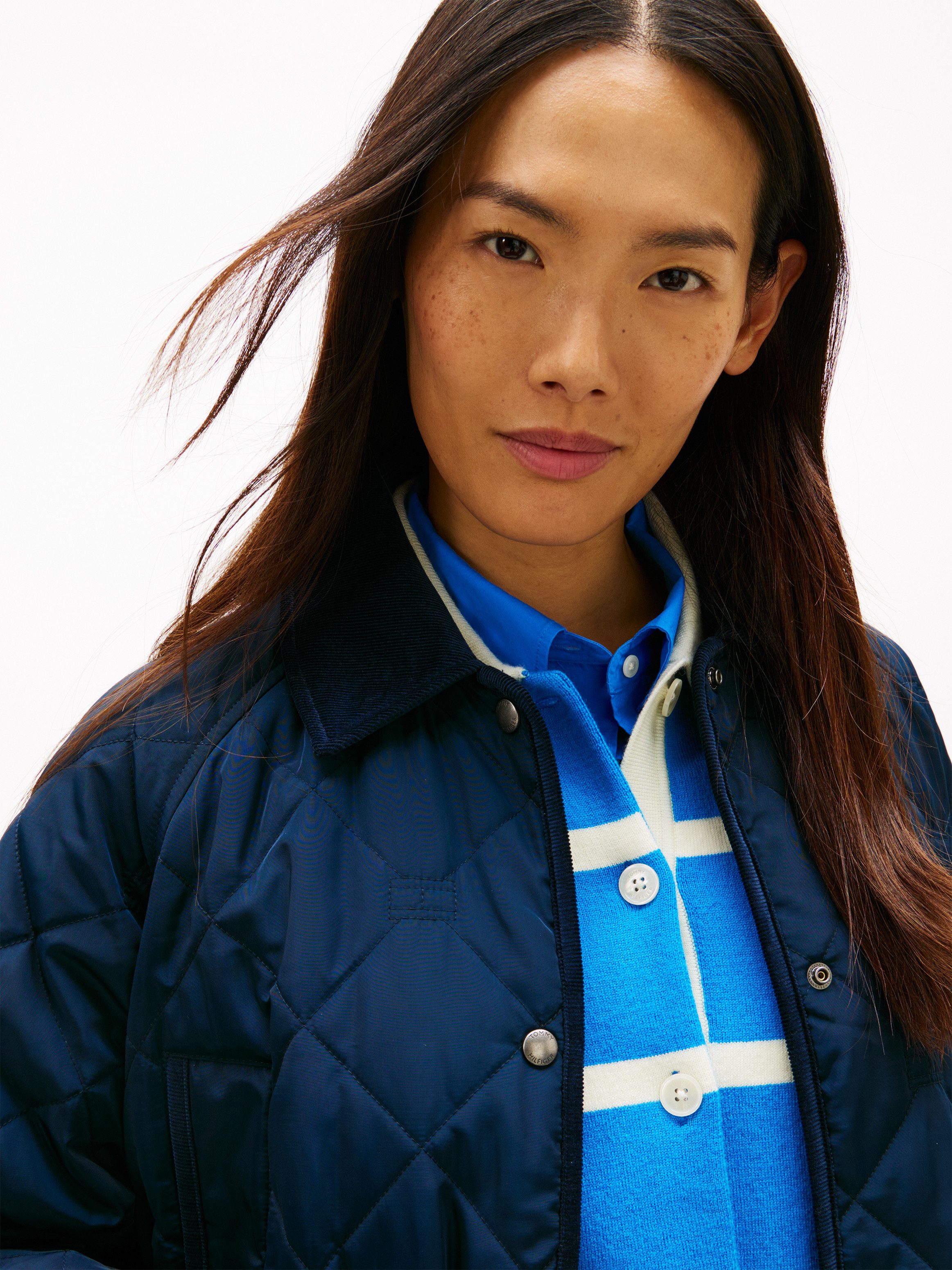 Tommy Hilfiger Steppmantel PADDED FLAG QUILTED COAT