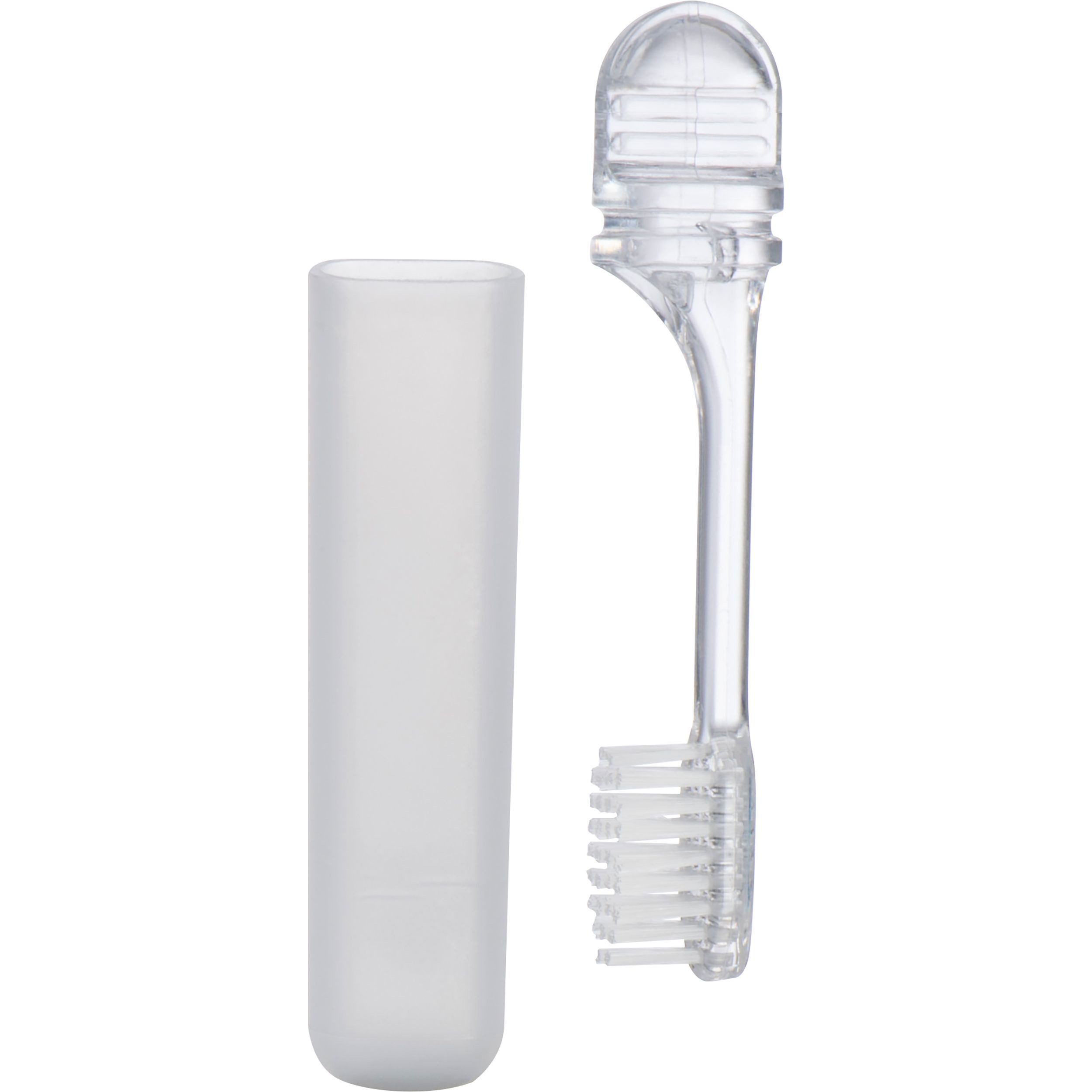 Macma Zahnbürste 5x Reisezahnbürste mit Etui / Farbe: transparent weiß
