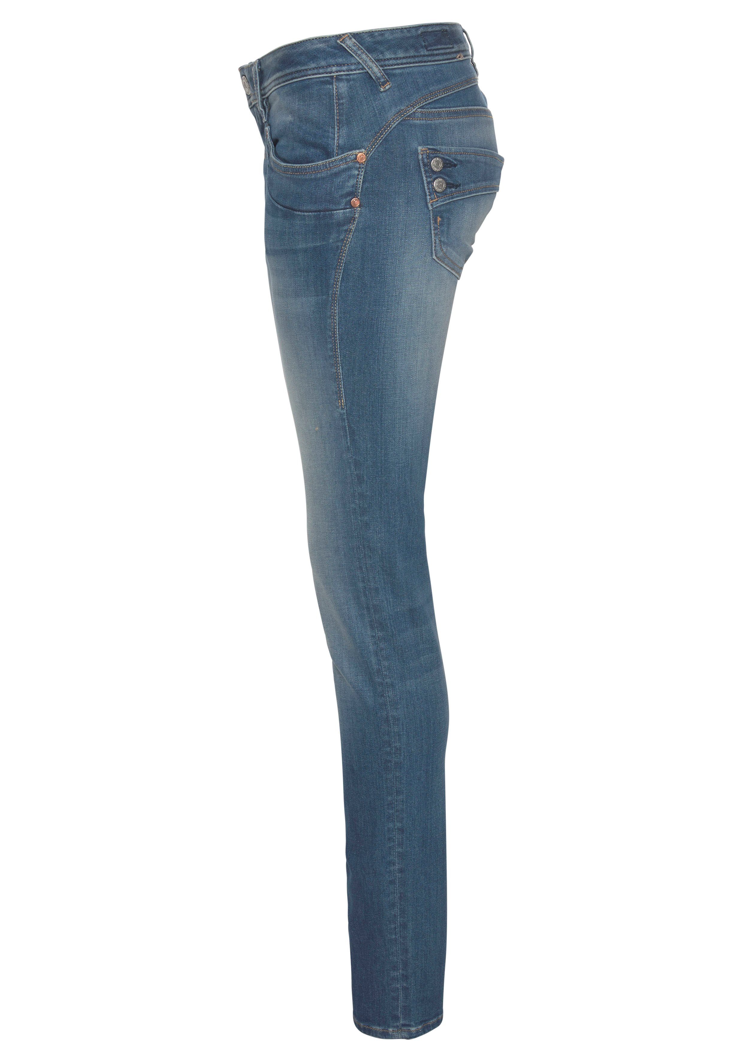 Herrlicher Slim-fit-Jeans PIPER SLIM ORGANIC Kitotex umweltfreundlich dank Technology