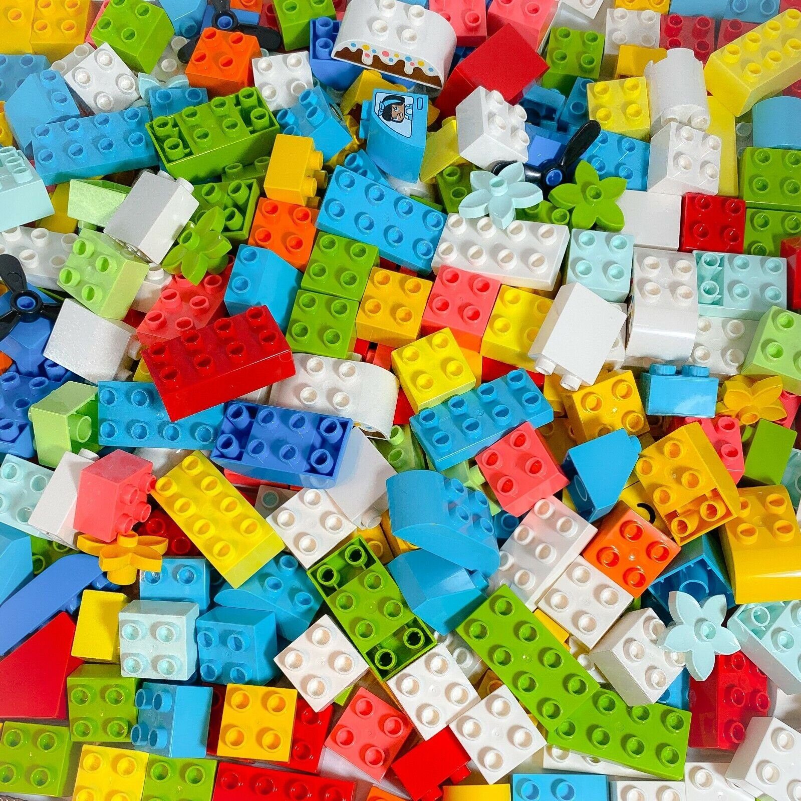 LEGO® Конструктора LEGO® DUPLO® Steine Sondersteine Bunt Gemischt NEU! Menge 25x, (Creativ-Set, 25 St), Made in Europe