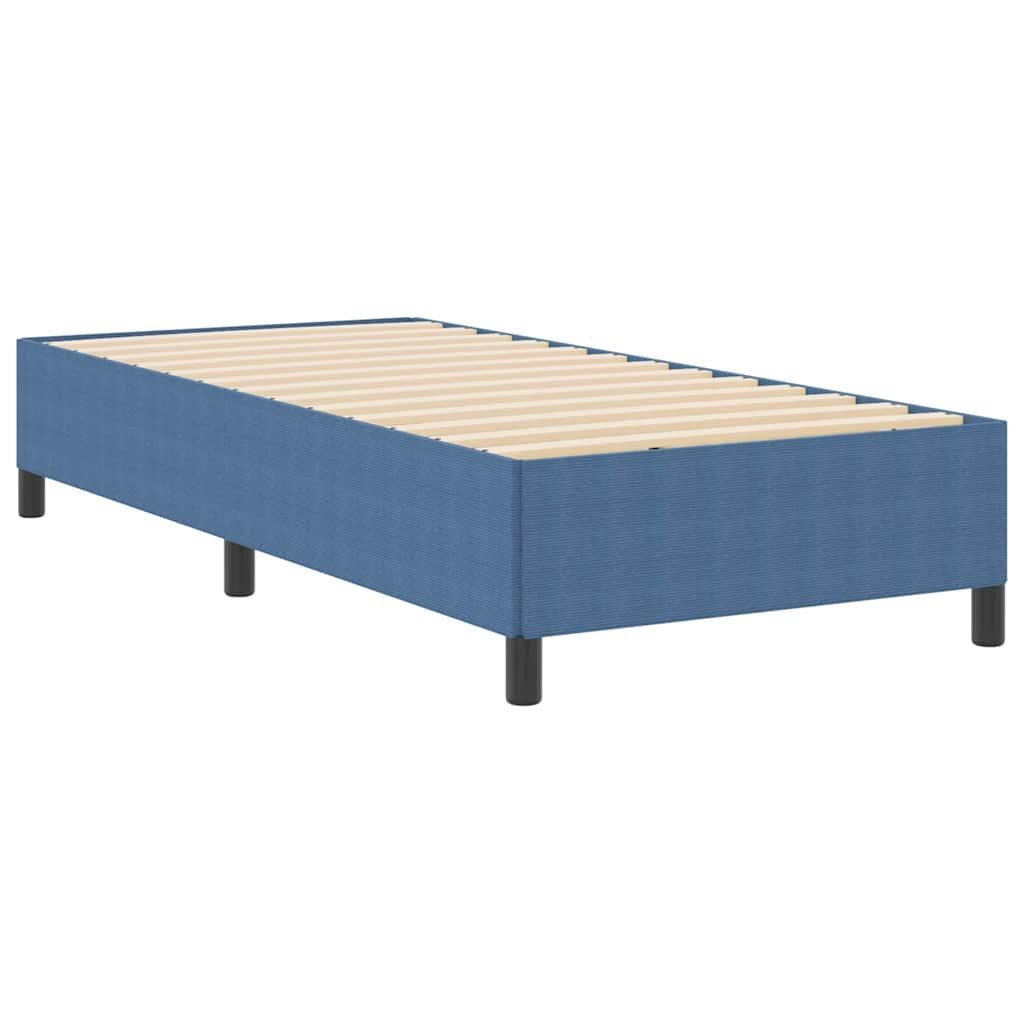 vidaXL Bett Bettgestell Blau 80 x 200 cm Cordstoff (1-tlg) günstig online kaufen