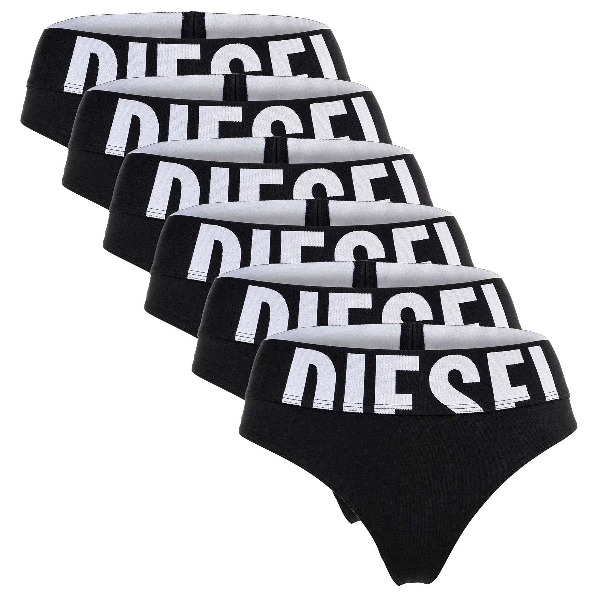 Diesel String Damen String 6er Pack Baumwolle UFST-STARS-SIXPACK (Packung, 6er Pack)
