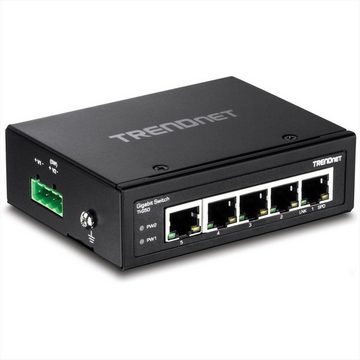 Trendnet TI-G50 5-Port Gehärteter Industrieller Gigabit DIN-Rail Switch Netzwerk-Switch
