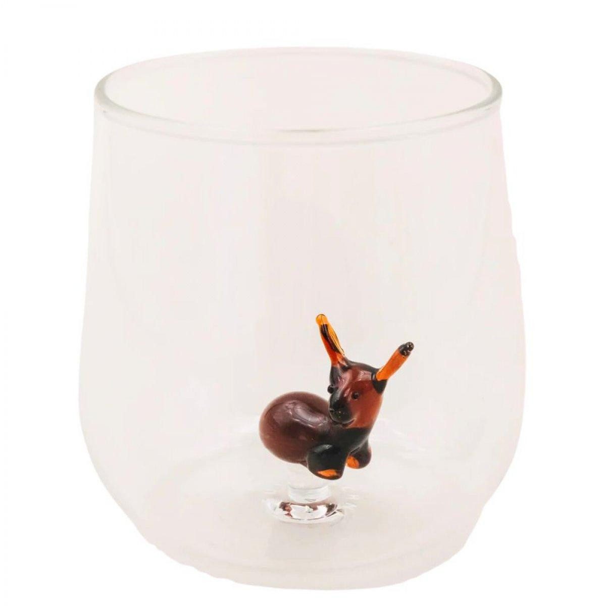 Eulenschnitt Longdrinkglas Trinkglas Rehfigur (370 ml)