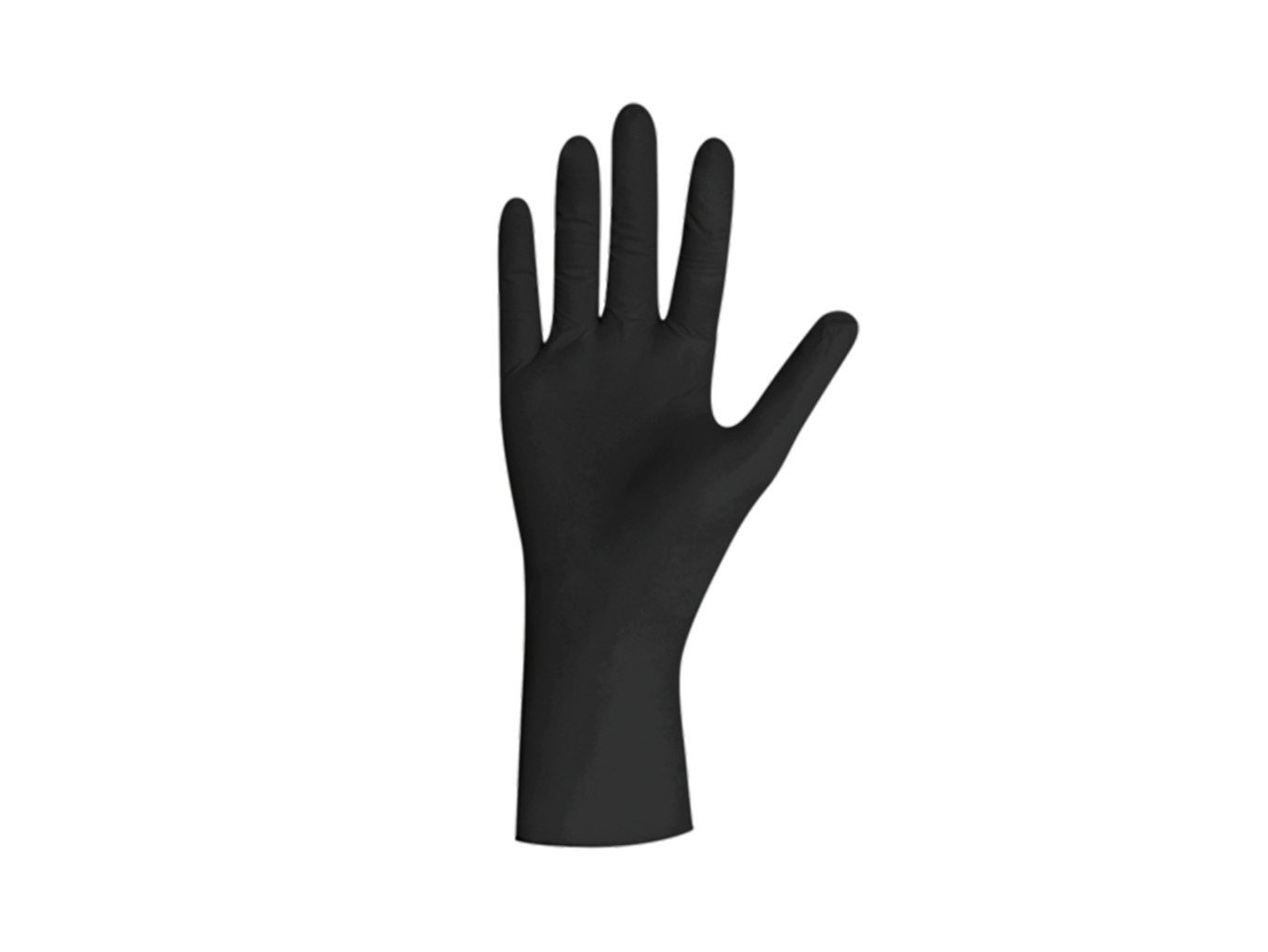 Unigloves® Latexhandschuhe Select Black (Packung, 100-St) Gr. L (8-9)