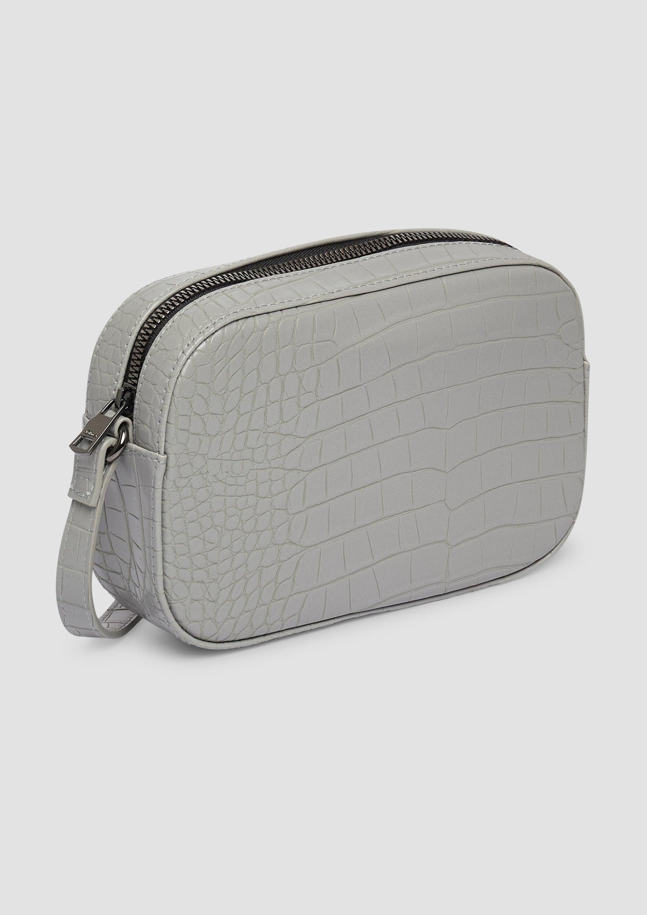 s.Oliver Umhängetasche Tasche, Camera-Bag in Kroko-Optik