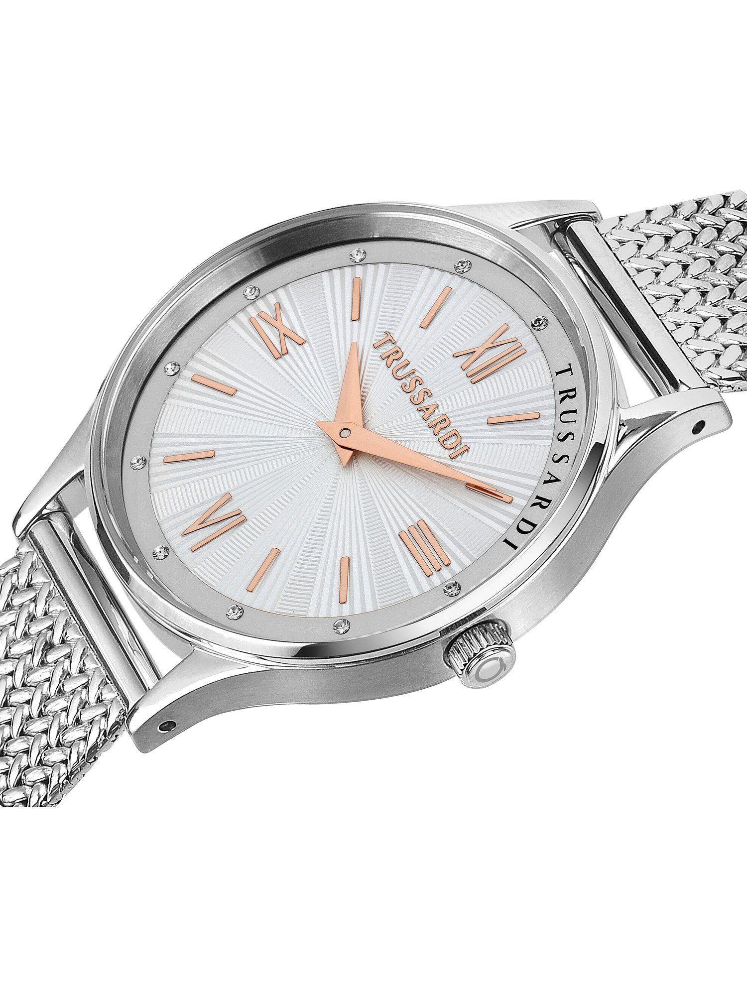 Trussardi Quarzuhr Trussardi Damen-Uhren Analog Quarz