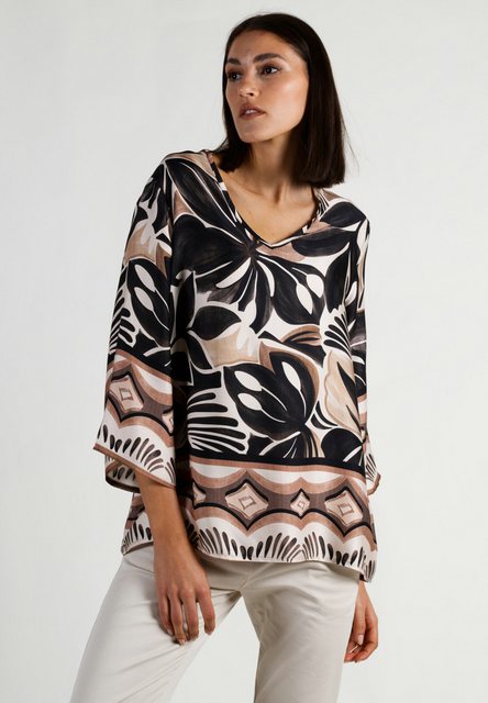 Andijamo-Fashion Druckbluse AVANTGARDE Locker geschnittene Bluse mit leicht günstig online kaufen