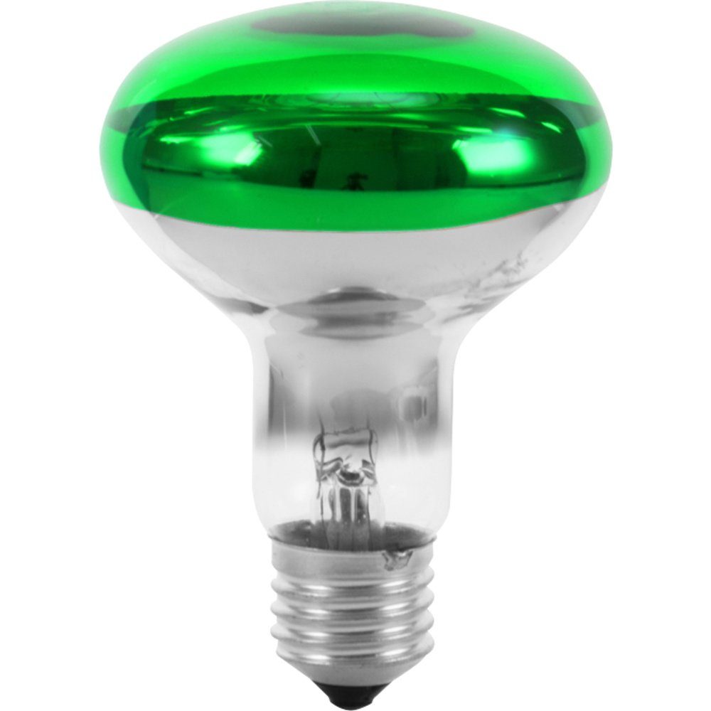 EUROLITE LED-Leuchtmittel Eurolite 9210410U Glühlampe E27 Reflektor 60 W Grün (x L) 80 mm x 1