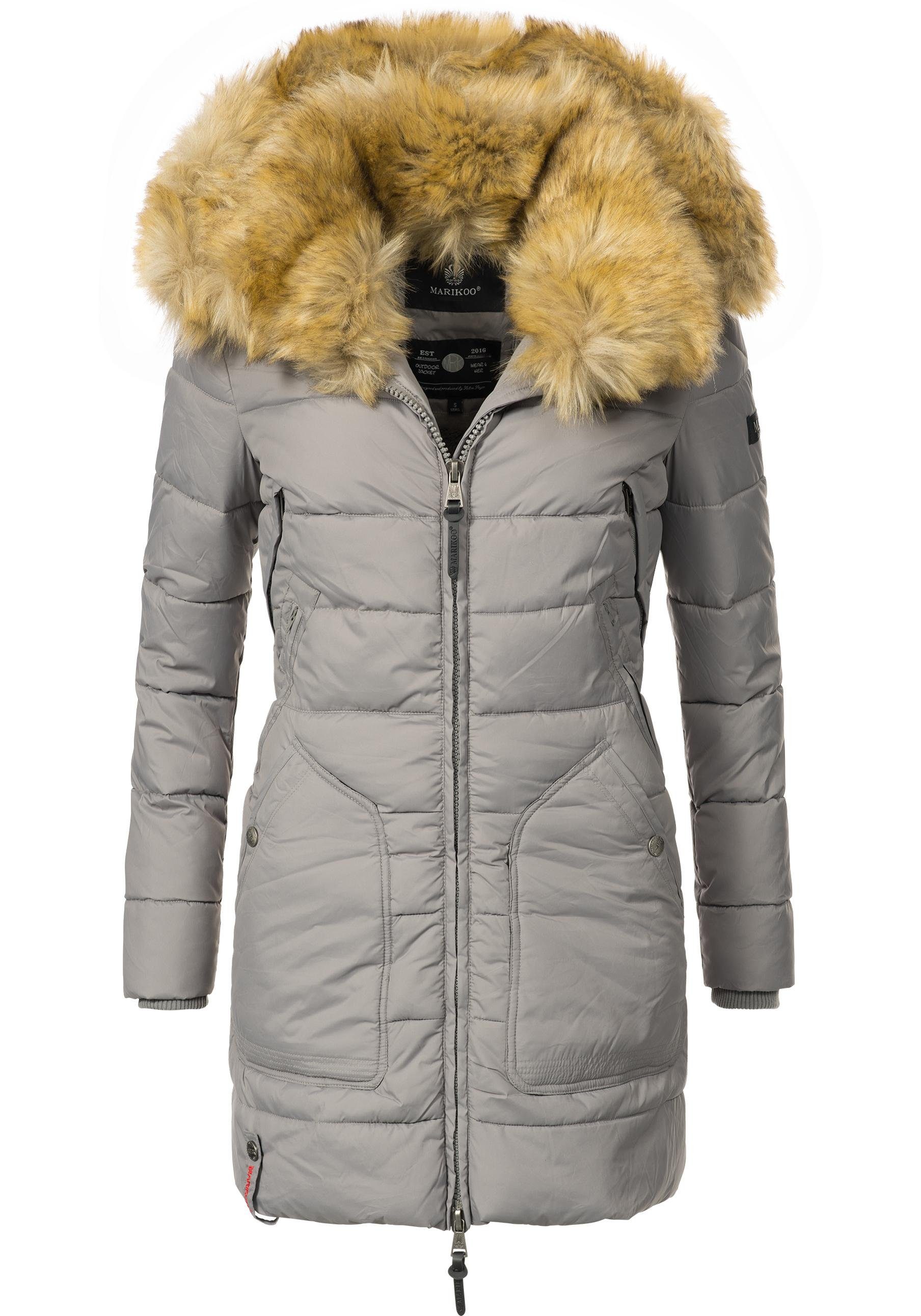 Marikoo Steppmantel »Knuddelmaus« stylischer Wintermantel m. kuscheligem Kunstpelzkragen online kaufen | OTTO Khujo Wintermantel.Super Verarbeitet und mega Warm :)