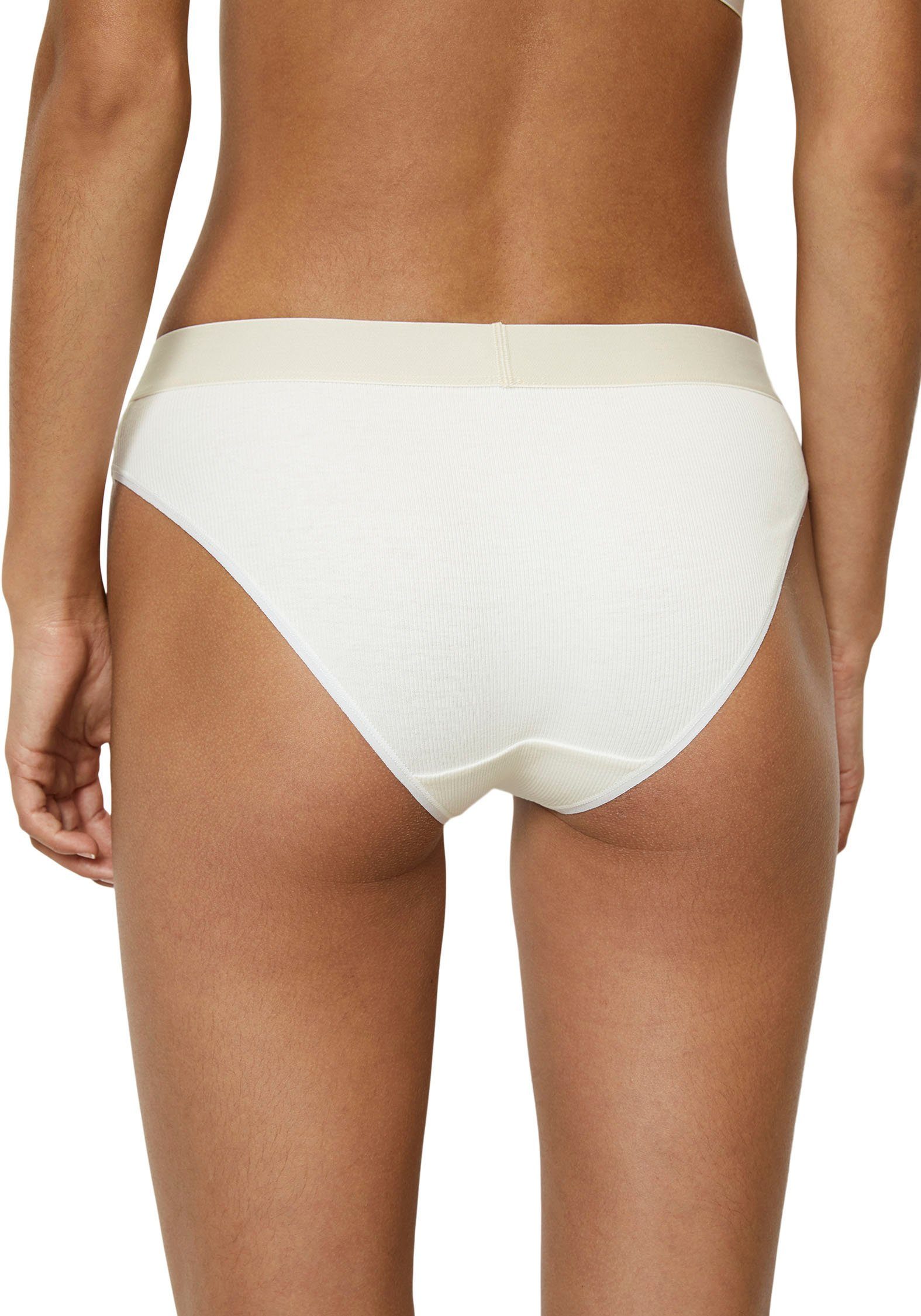 Marc O'Polo Slip Iconic Rib woven (Packung, 2-St) mit feingeripptem, elastischem Bund
