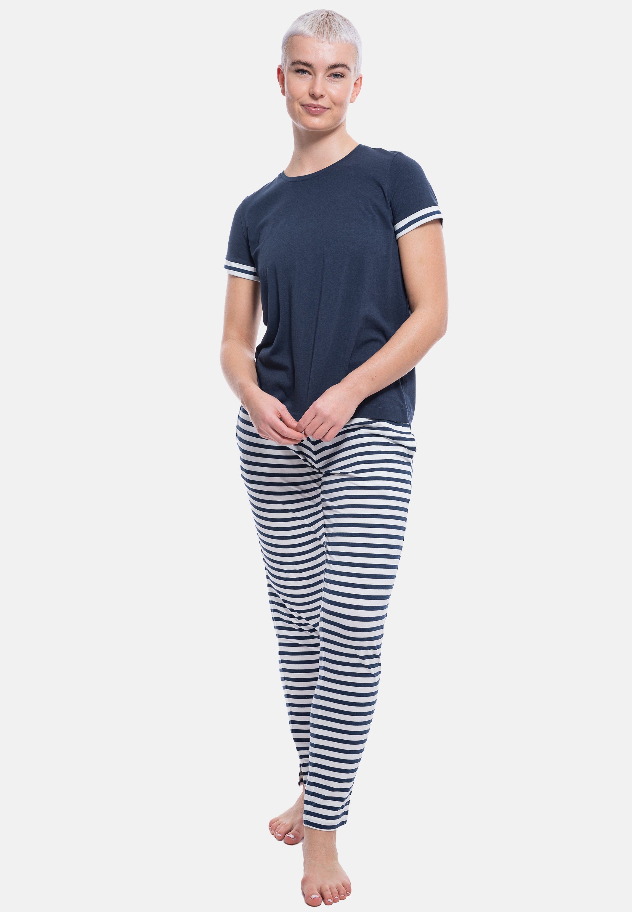 Mey Pyjamaoberteil Tessie - Schlafanzug Rundhals-Ausschnitt Oberteil T-Shirt (1-tlg) mit
