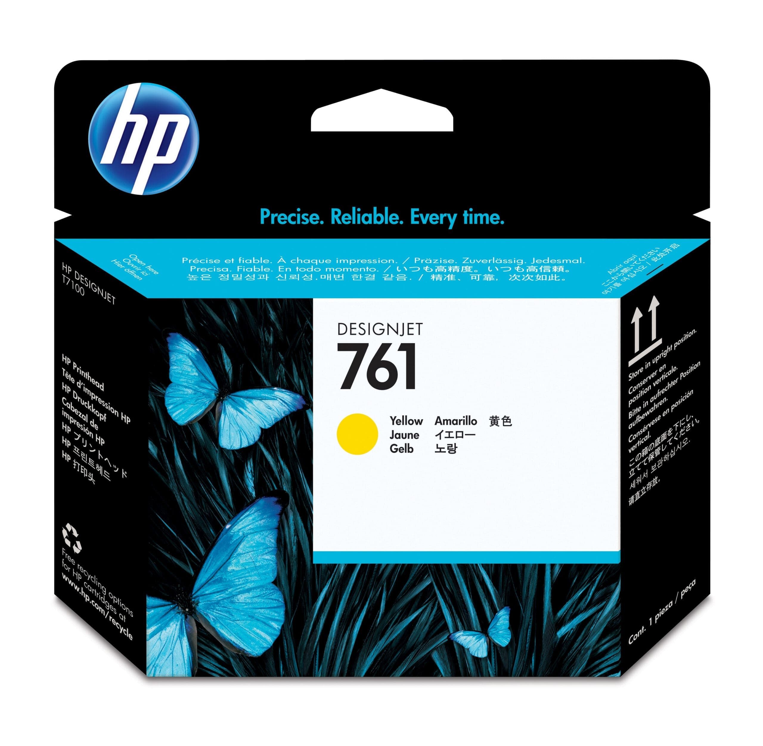 HP HP 761 Gelb Designjet Druckkopf Tintenpatrone