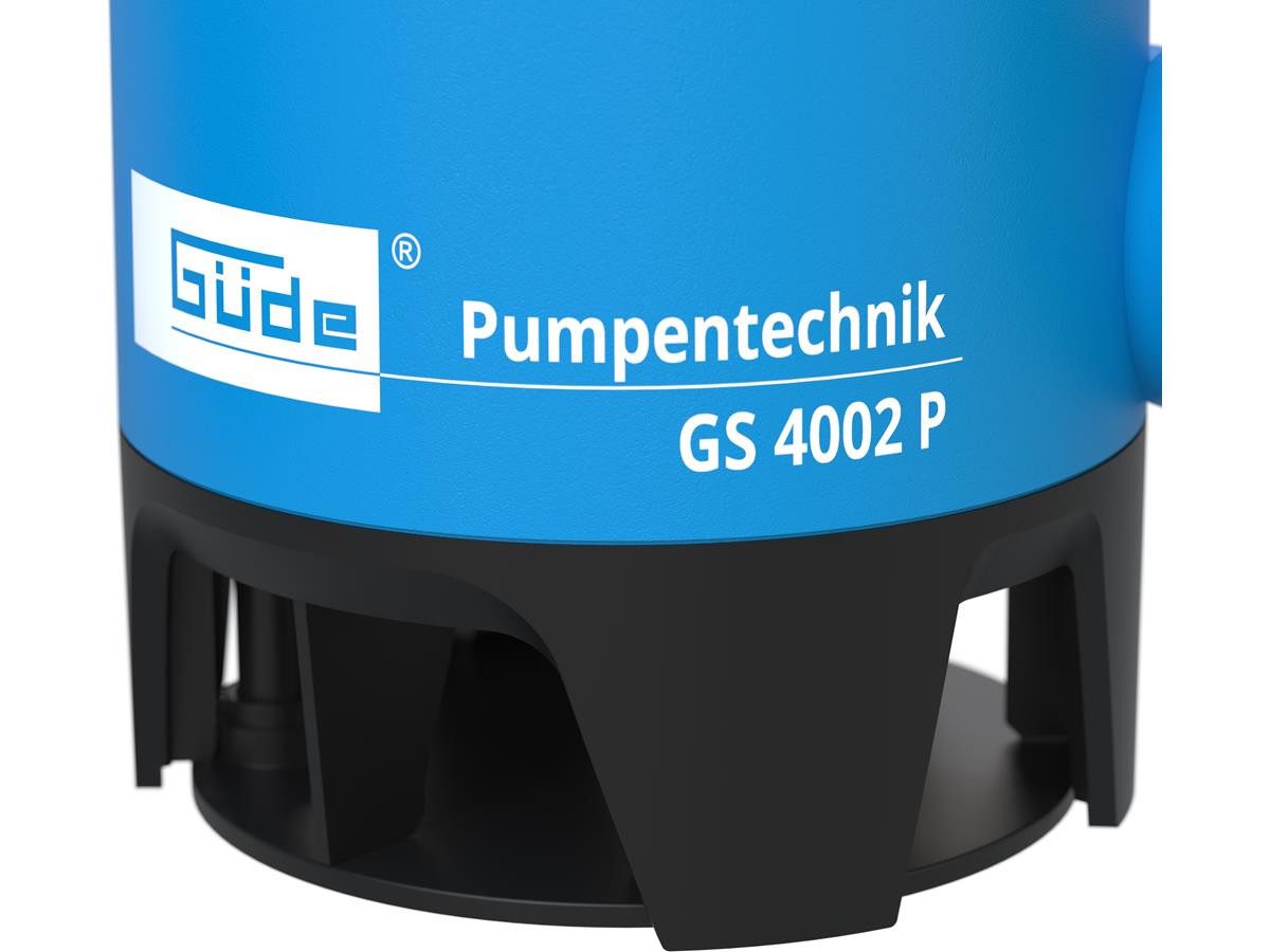 Güde Schmutzwasser-Tauchpumpe GS 4002 P, 400 W, Fördervolumen 7500 l/h, max. Förderhöhe 5 m