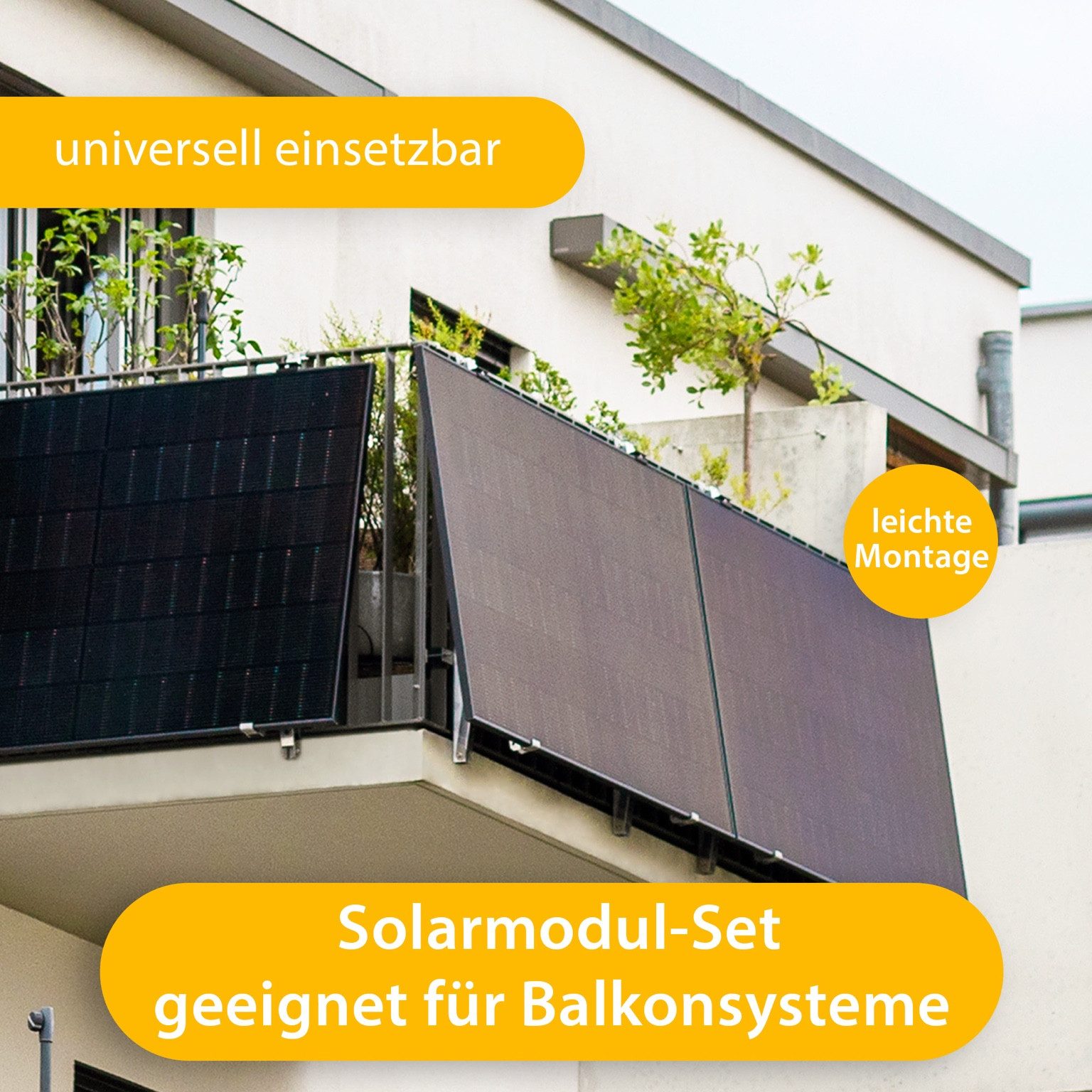 VALE Balkonkraftwerk Leistungsstarke Solarmodule 2er Set Bifazial Full-Black, (private Energieerzeugung, Photovoltaik Set, 880, 890, 900, 920 Wp, private Energieerzeugung, Photovoltaik Set, 880, 890, 900, 920 Wp), BKW, PV-Anlage, Solarpanele, Solarstrom, H 172,2cm, B 113,4cm, T 3cm