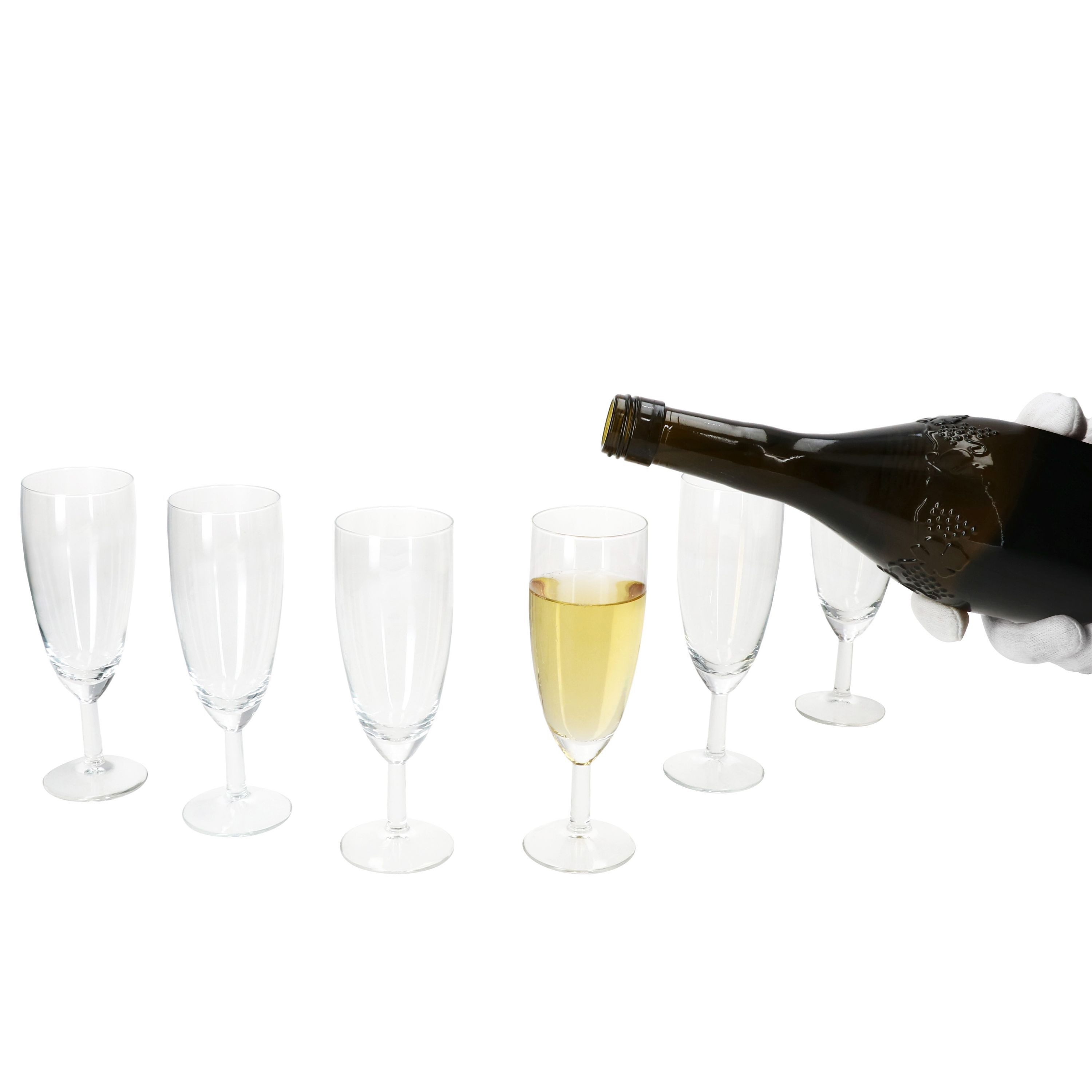 MamboCat Sektglas 12er Set Royal Sektgläser 140ml Champagner-Glas klare Prosecco Party, Glas – Bild 5 von 5