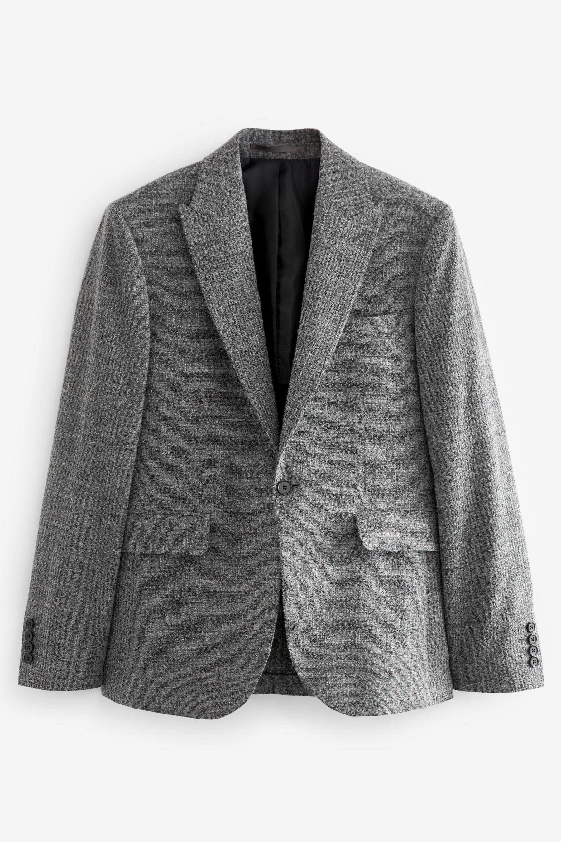 Next Baukastensakko Strukturiertes Slim Fit Anzugsakko günstig online kaufen