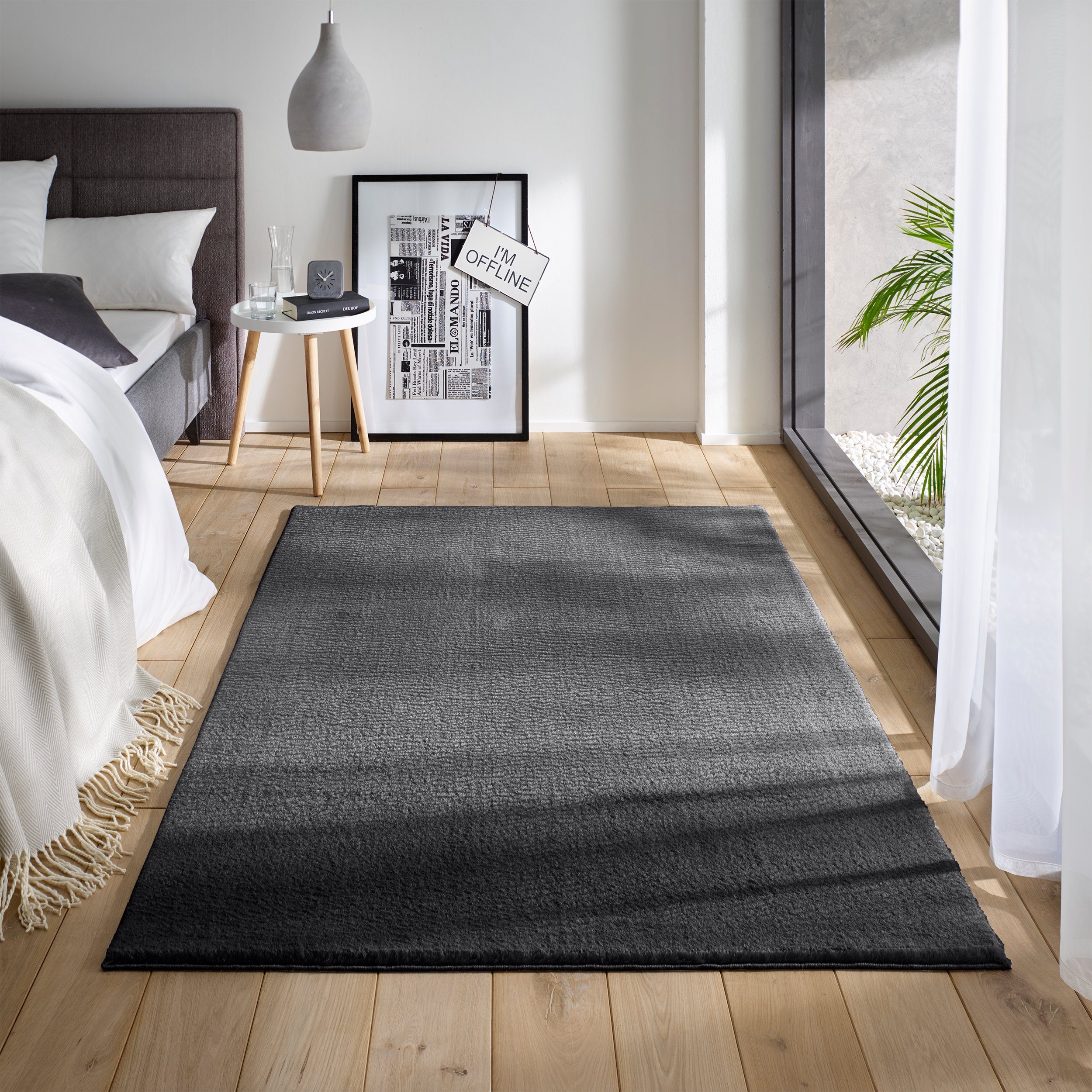TaCa Home Teppich Waschbarer Kurzflor-Teppich, rechteckig, günstig online kaufen