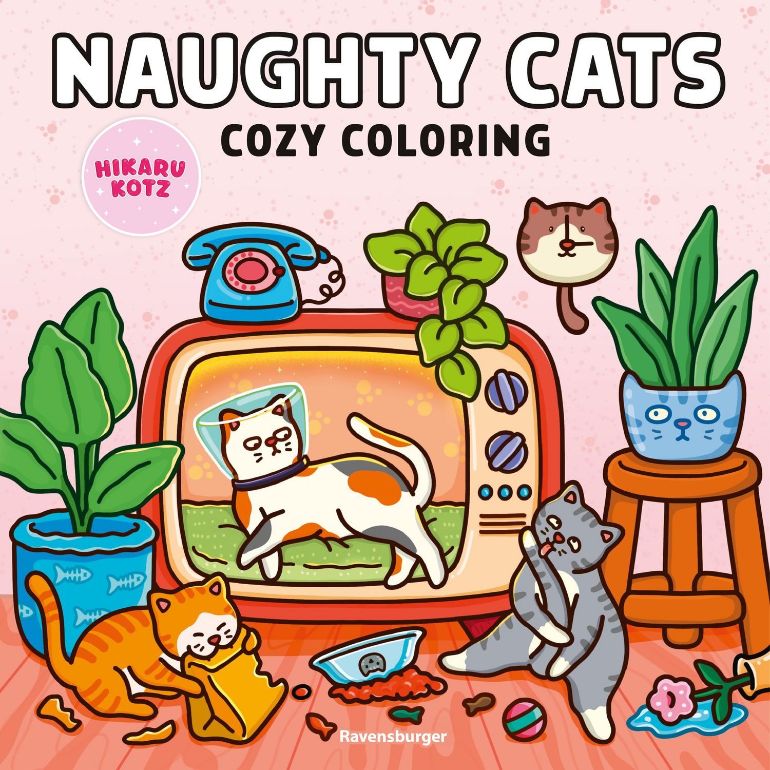 Cozy Coloring - Naughty Cats / diverse