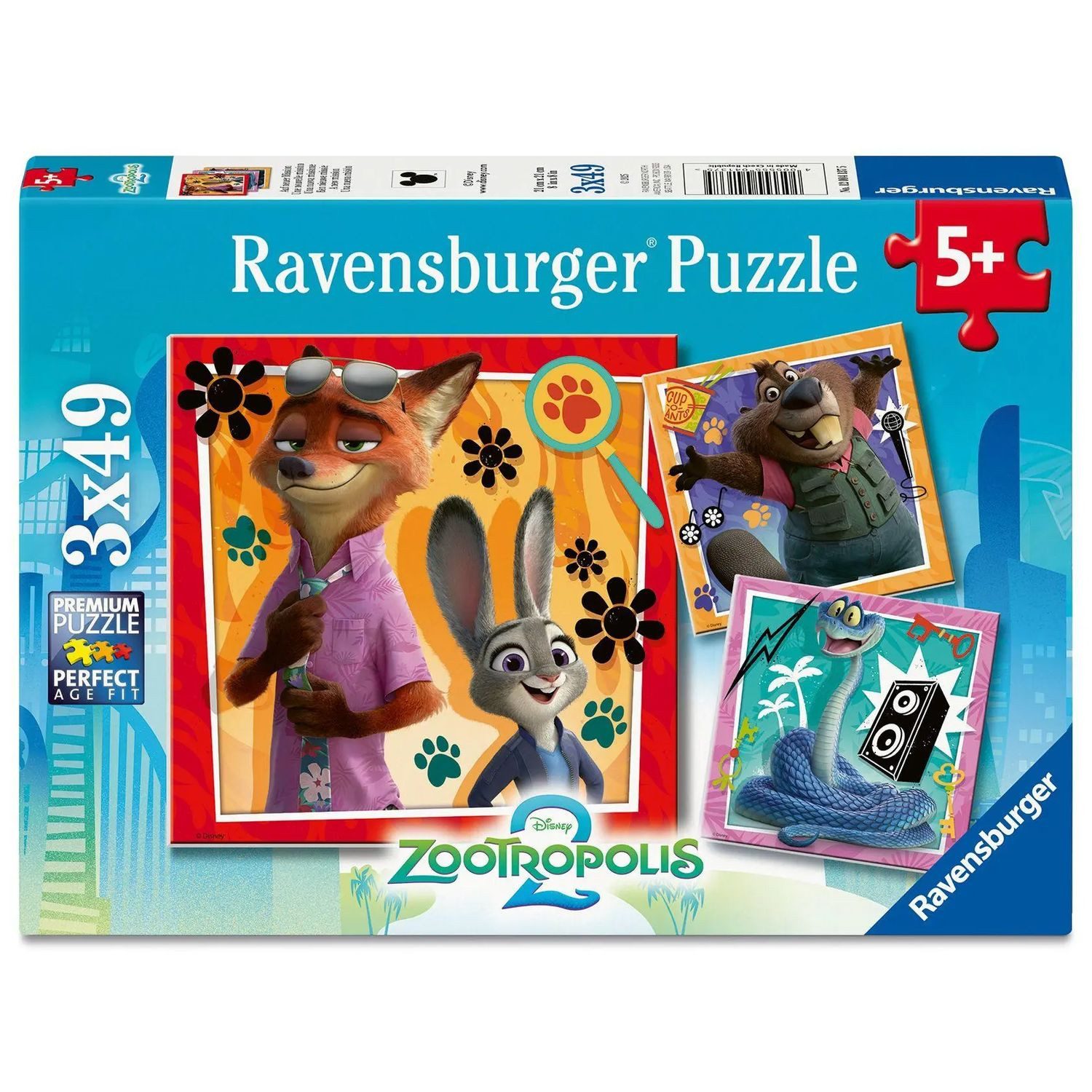Ravensburger Puzzle Kinderpuzzle 3x49 Teile - Auf neuer Mission, 49 Puzzlet günstig online kaufen