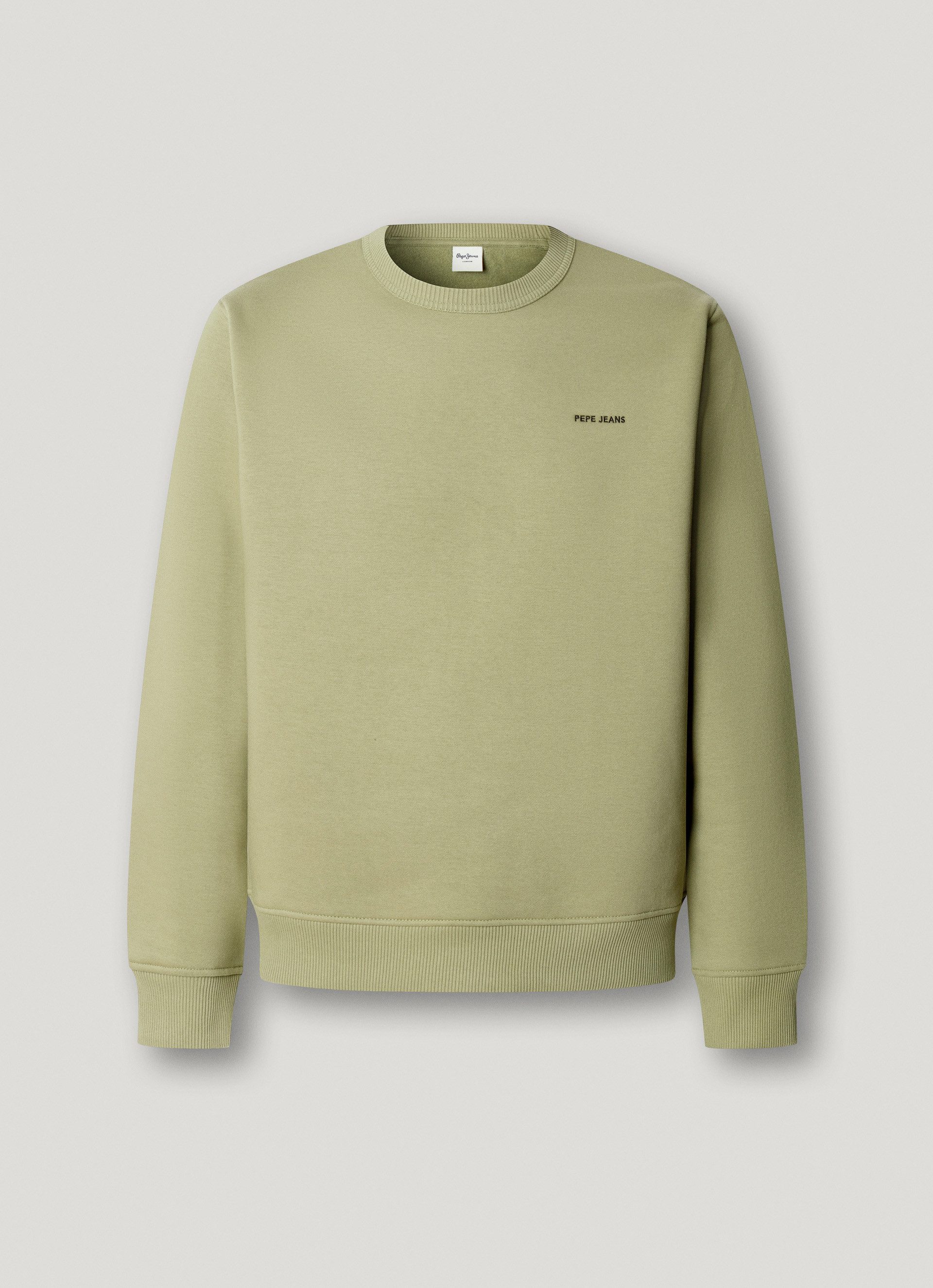 Pepe Jeans Sweatshirt JEFFERSON CREW mit Logostickerei, Baumwollmix – Bild 5 von 5