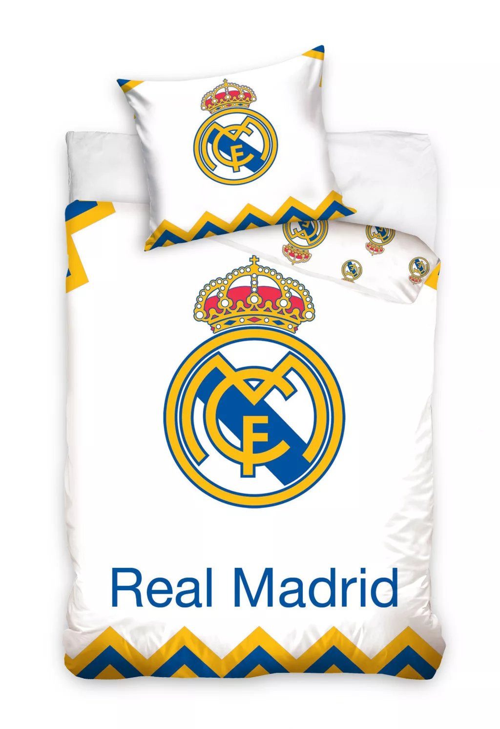 Real Madrid Kinderbettwäsche Real Madrid Champions Bettwäsche 140x200 cm 70x90 cm