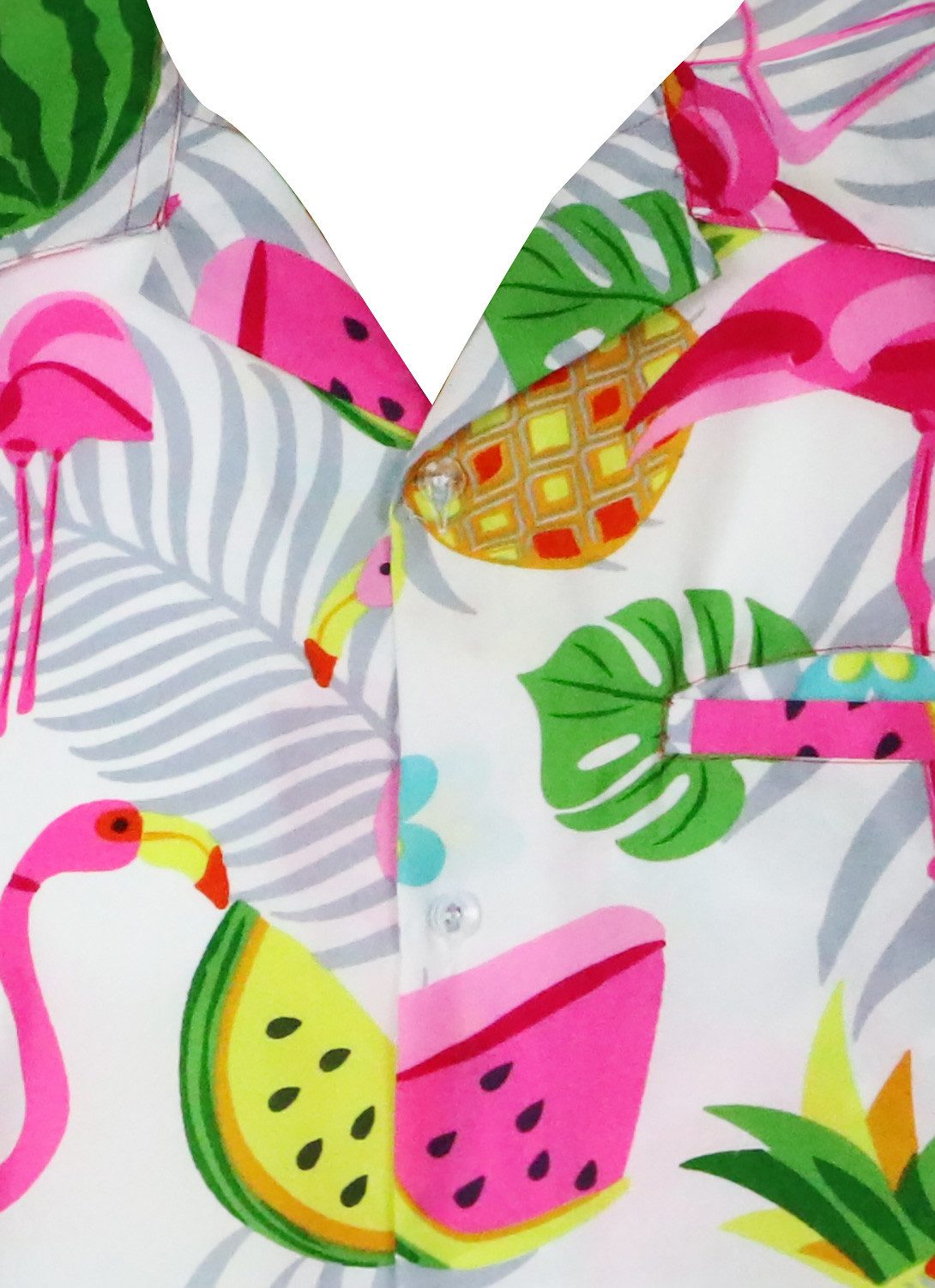 King Kameha Hawaiihemd Flamingo Melone Funky günstig online kaufen