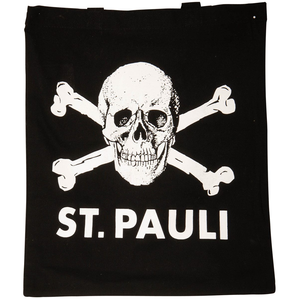 FC St. Pauli Tragetasche FC St. Pauli - Stofftasche Totenkopf - Bio-Baumwolle - schwarz