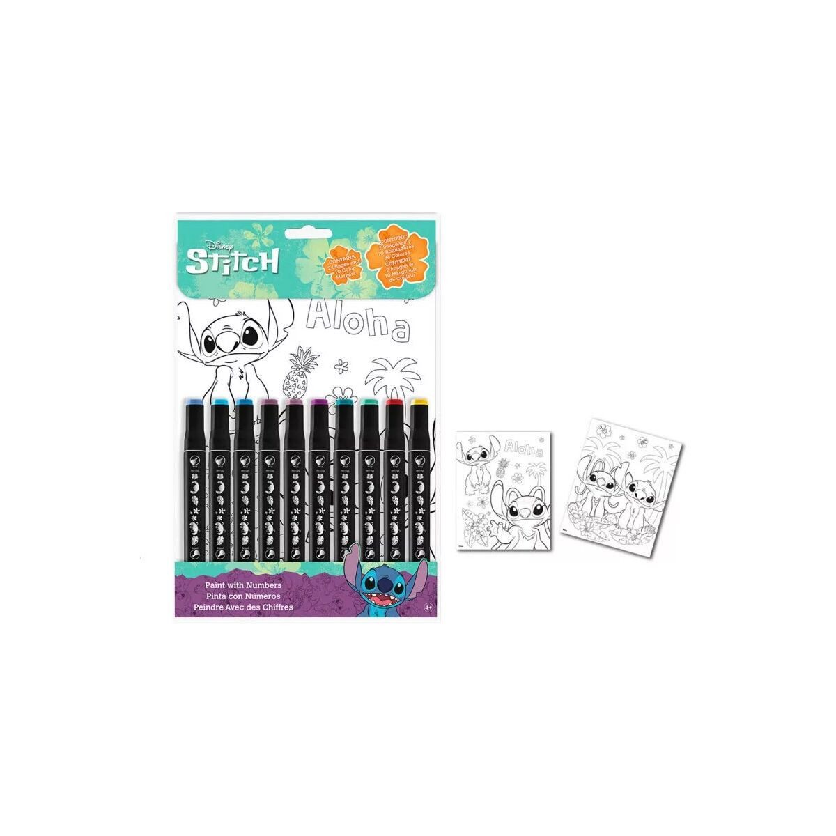 Kreativset Disney Lilo und Stitch Zahlenmalbuch