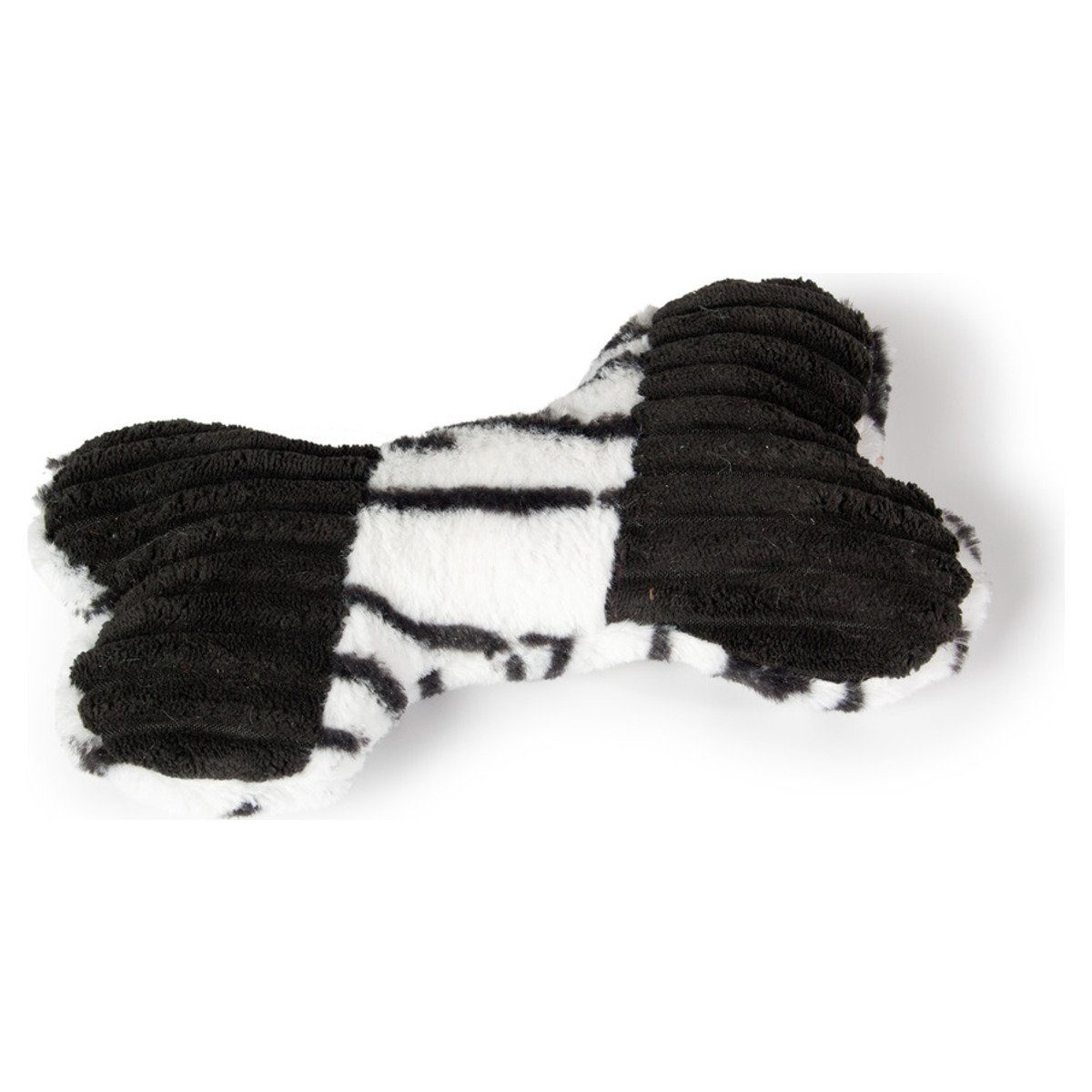 Beeztees Tierkuscheltier Hundespielzeug Safari Myca schwarz/weiß