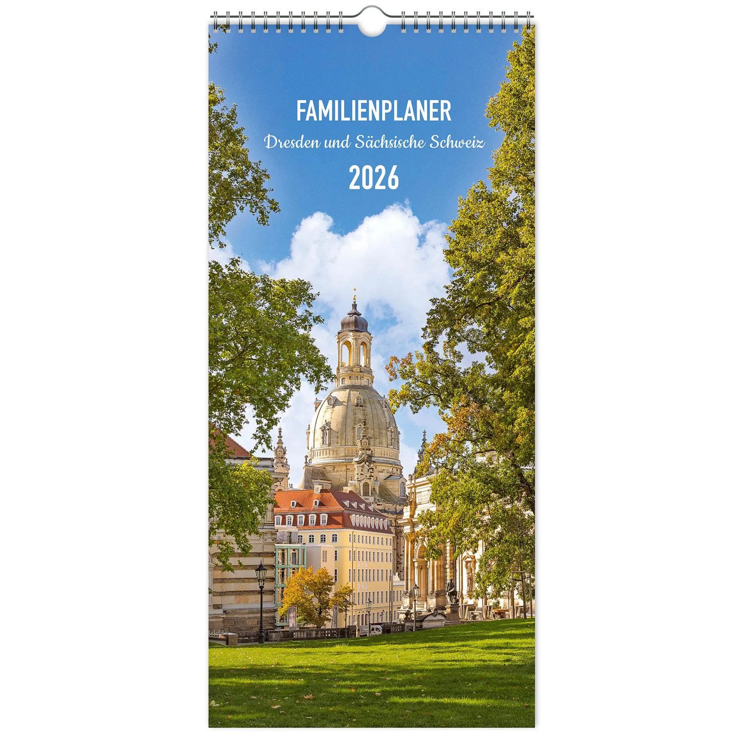 Schubert Wandkalender Familienplaner Dresden und Sächsische Schweiz 2026