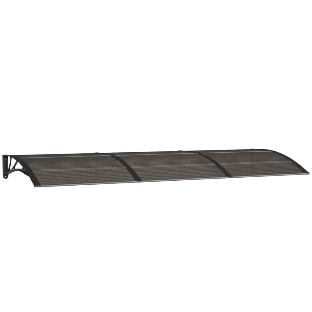 vidaXL Vordach, Türvordach Schwarz 300x100 cm Polycarbonat