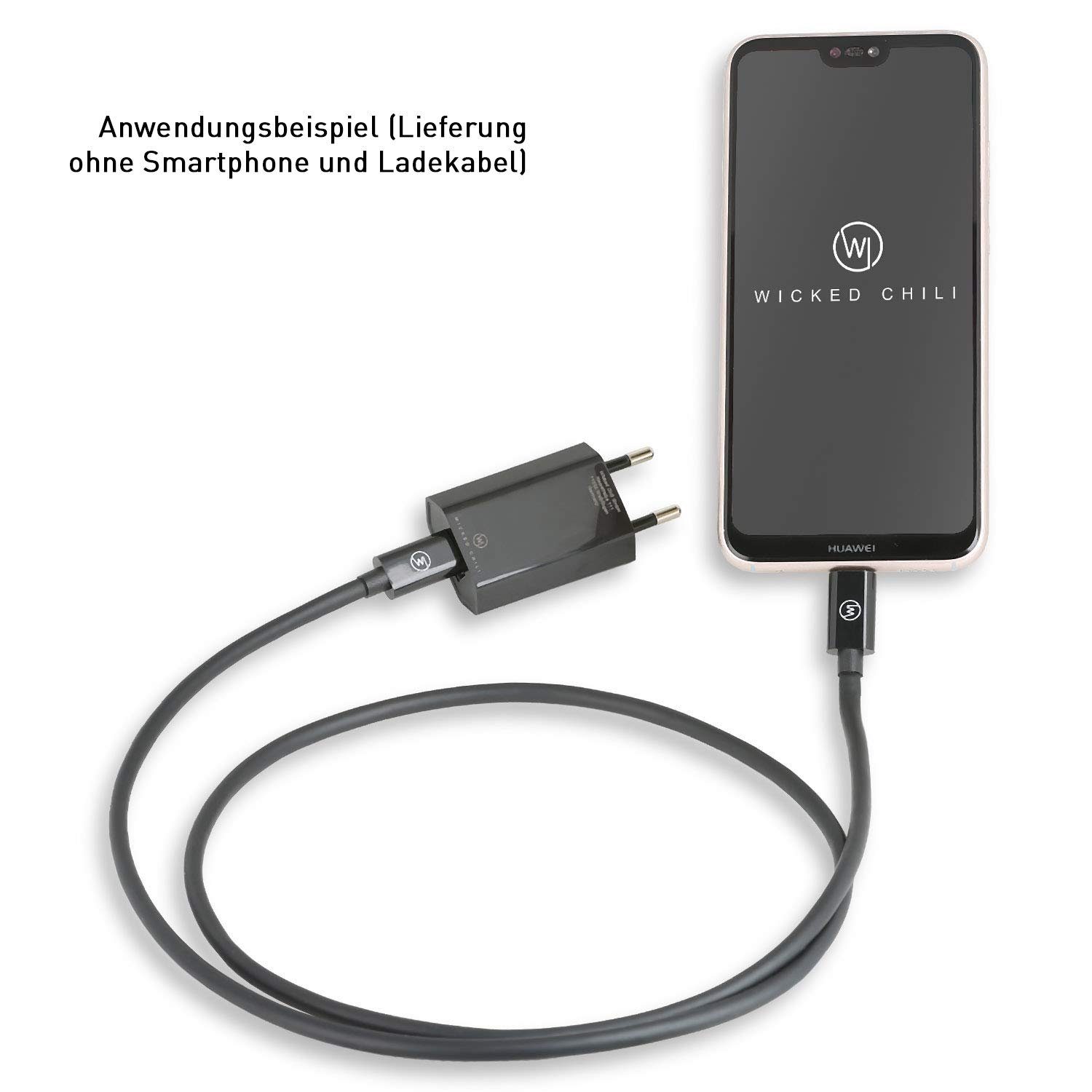 Wicked Chili 1A USB Netzteil Adapter für Handy, Tablet, Navi, eBook Steckernetzteil – Bild 2 von 5