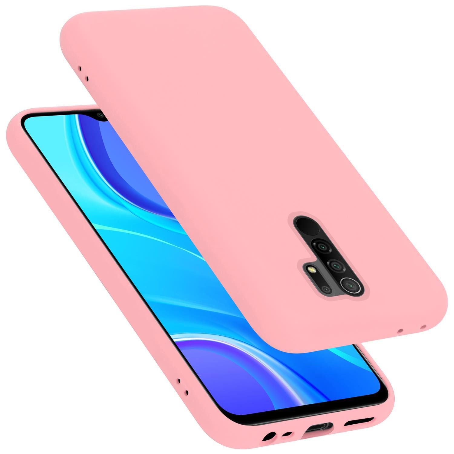 Cadorabo Handyhülle für Xiaomi RedMi 9 Hülle Xiaomi RedMi 9, Flexible Hülle TPU Silikon Schutzhülle Back Cover Case