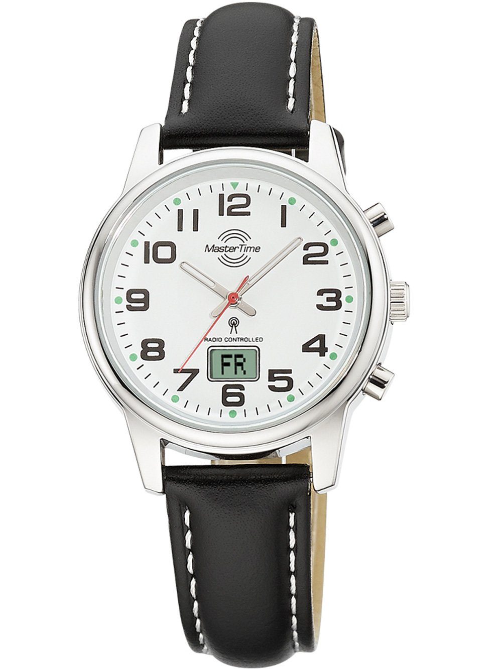 Quarzuhr Master Time MTLA-10817-12L Funkuhr Damenuhr 34mm 3ATM Master Time MTLA-10817-12L Funkuhr Damenuhr 34mm 3ATM