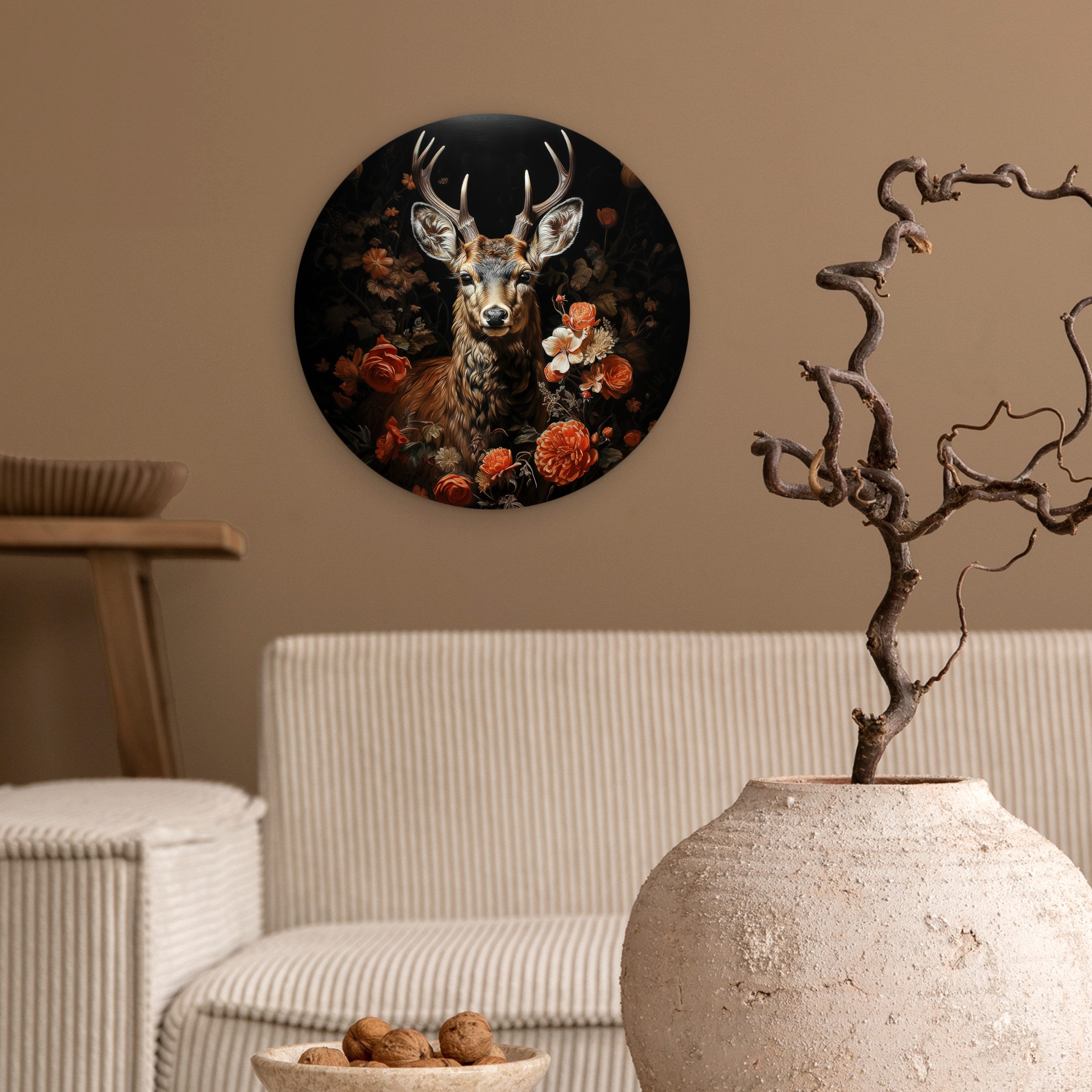 MuchoWow Gemälde Hirsch - Tier - günstig online kaufen