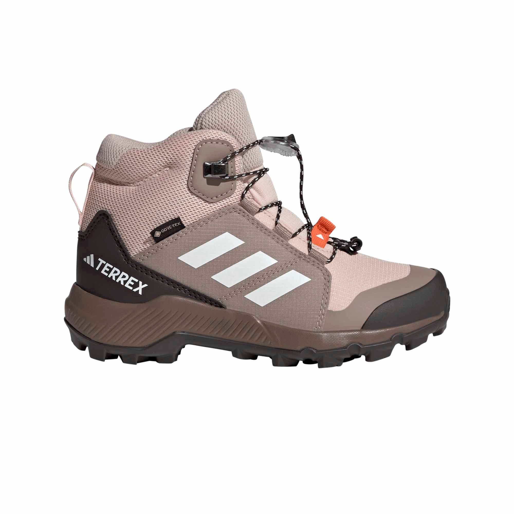 adidas Performance Wanderschuhe Terrex GORE-TEX Mid (wasserdicht) rosa/braun Mädchen Laufschuh