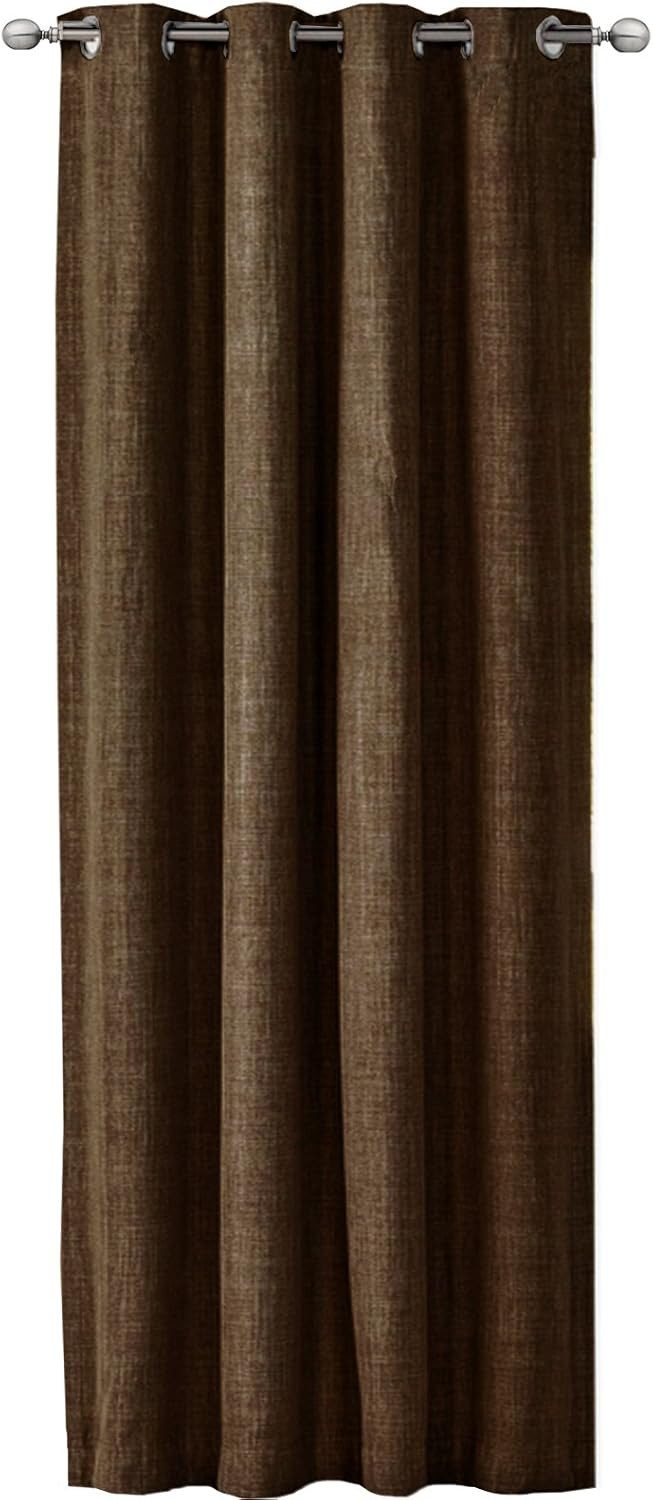 JEMIDI Gardine JEMIDI Ösenvorhang blickdicht 140x245 cm, Leinenoptik