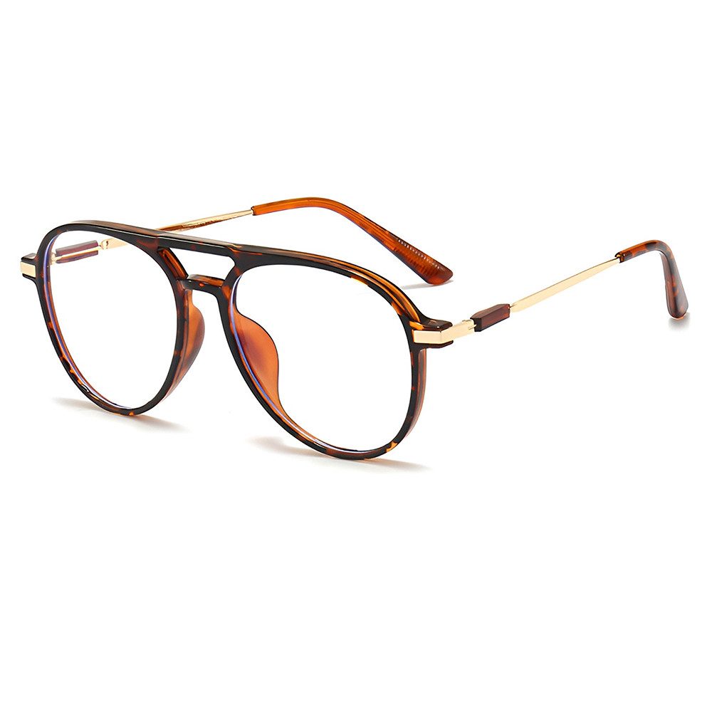 PACIEA Lesebrille Blaulichtfilter Doppelbalkenrahmen Oversized Elegant