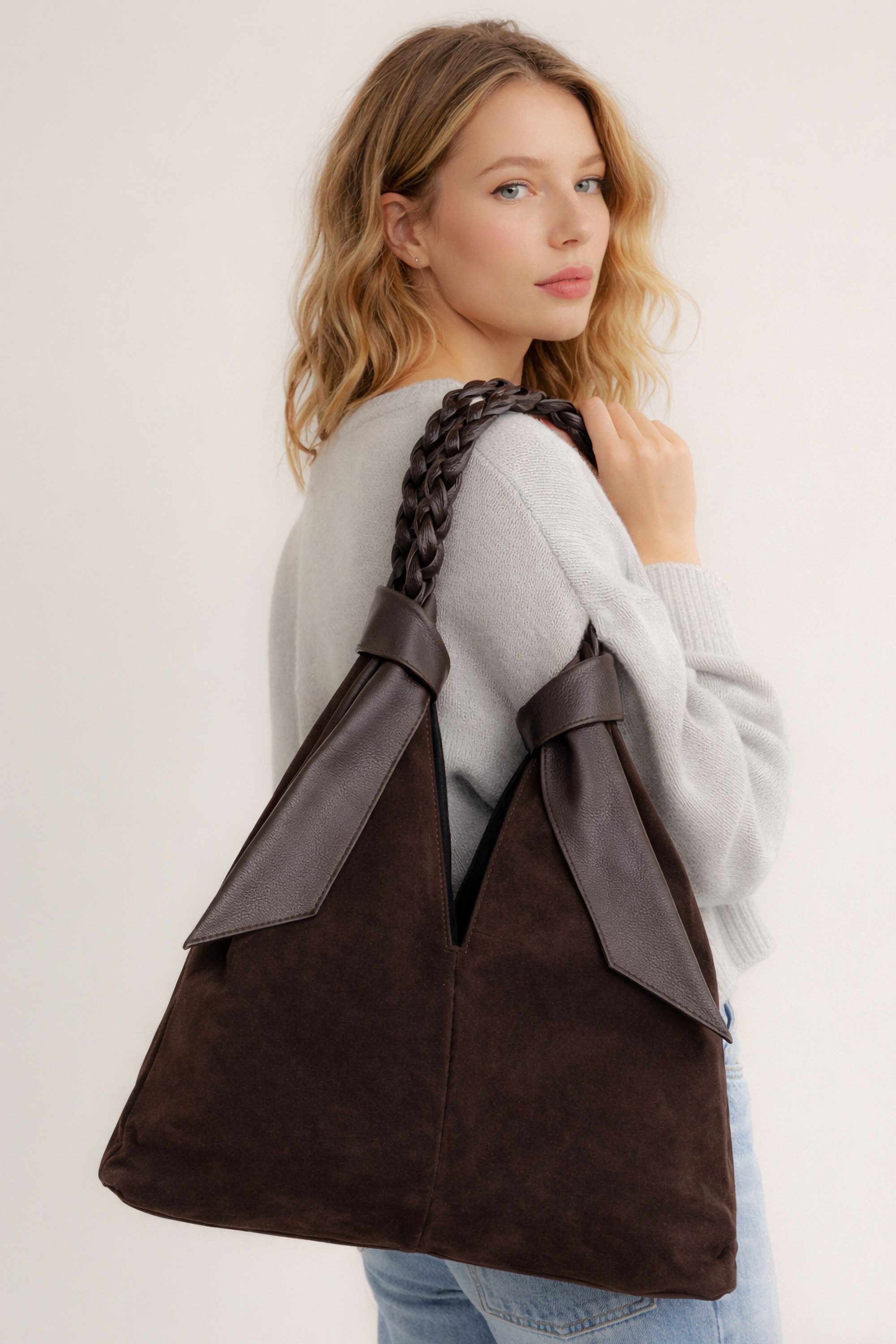 COLLEZIONE ALESSANDRO Schultertasche Lusso, aus echtem Leder, Made in Italy